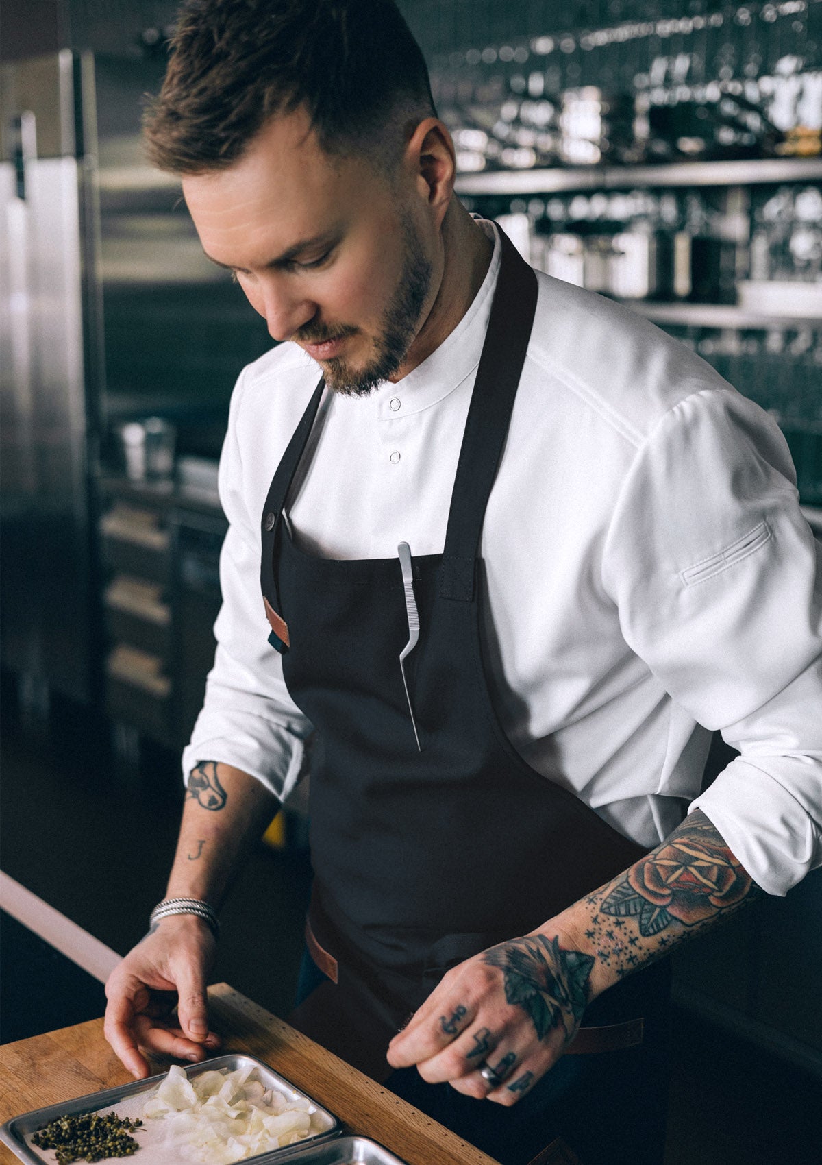 Unisex Kochhemd Hybrid Smart Langarm | Segers