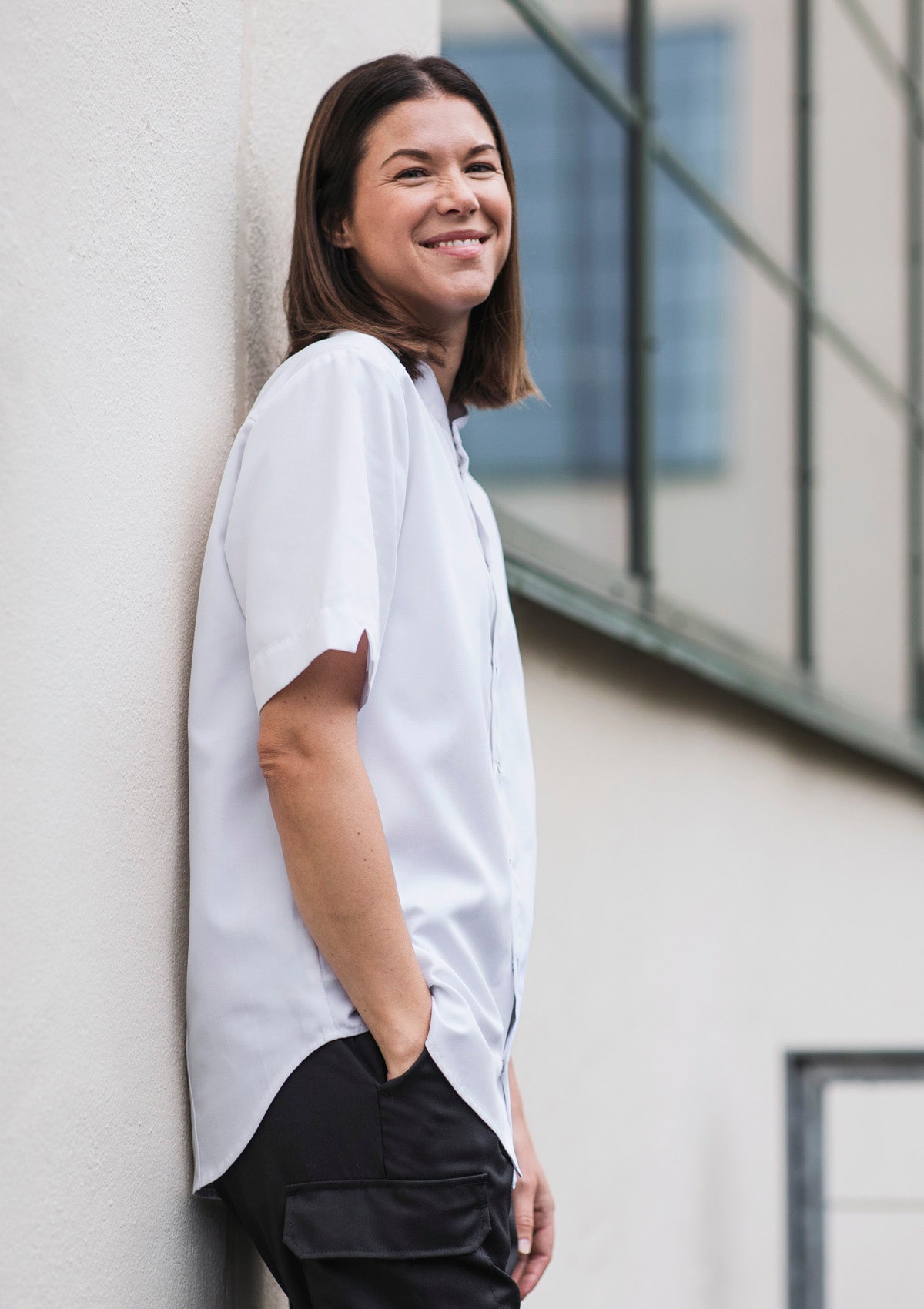 Hybrides Kochhemd Unisex Kurzarm | Segers