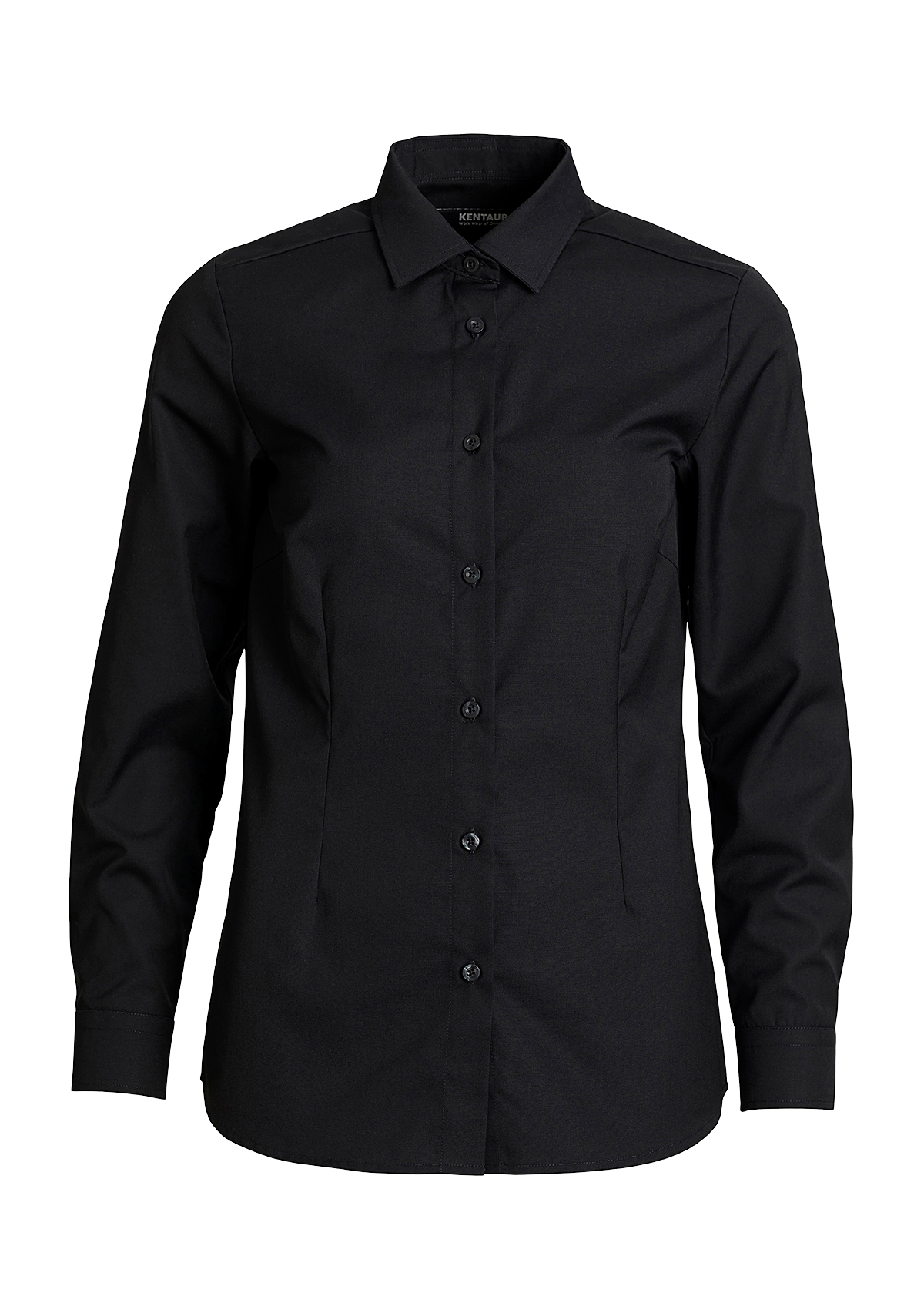 Women's Modern Service Stretch Shirt with Easy Pull-Up Function Long Sleeves