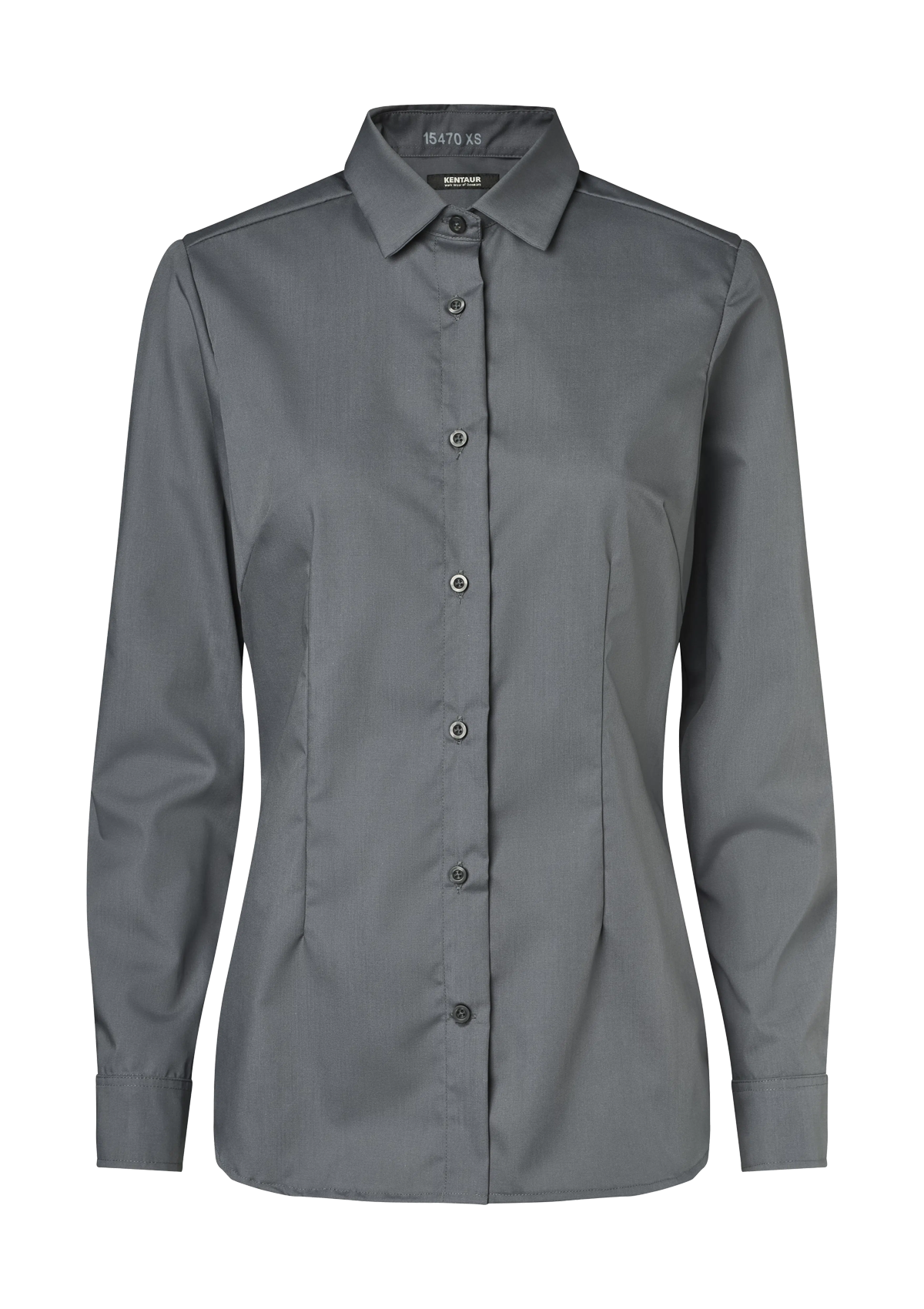 Women's Modern Service Stretch Shirt with Easy Pull-Up Function Long Sleeves