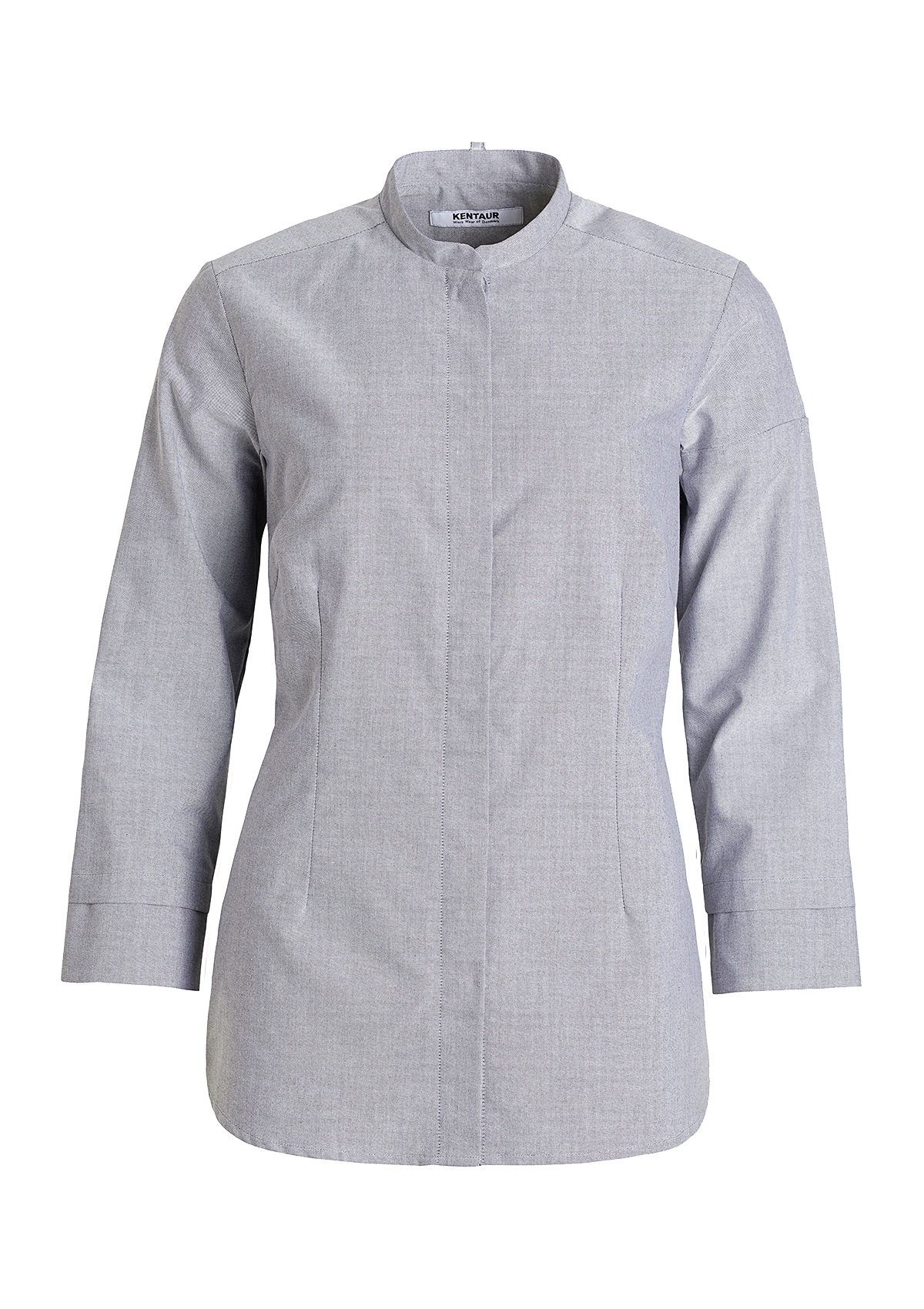 Damen Oxford Servicehemd 3/4 Arm