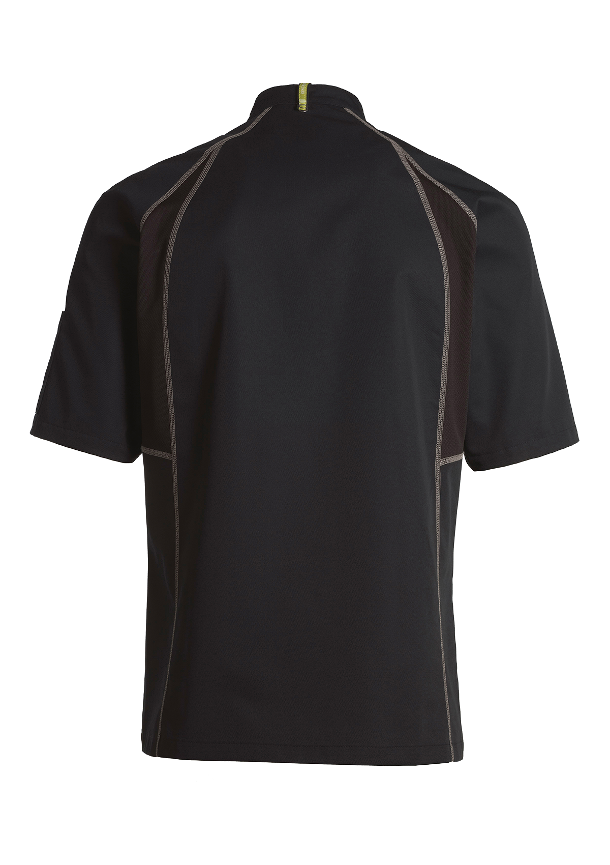 Sportliche Kochjacke Unisex Kurzarm mit Flatlock-Nähten | Kentaur