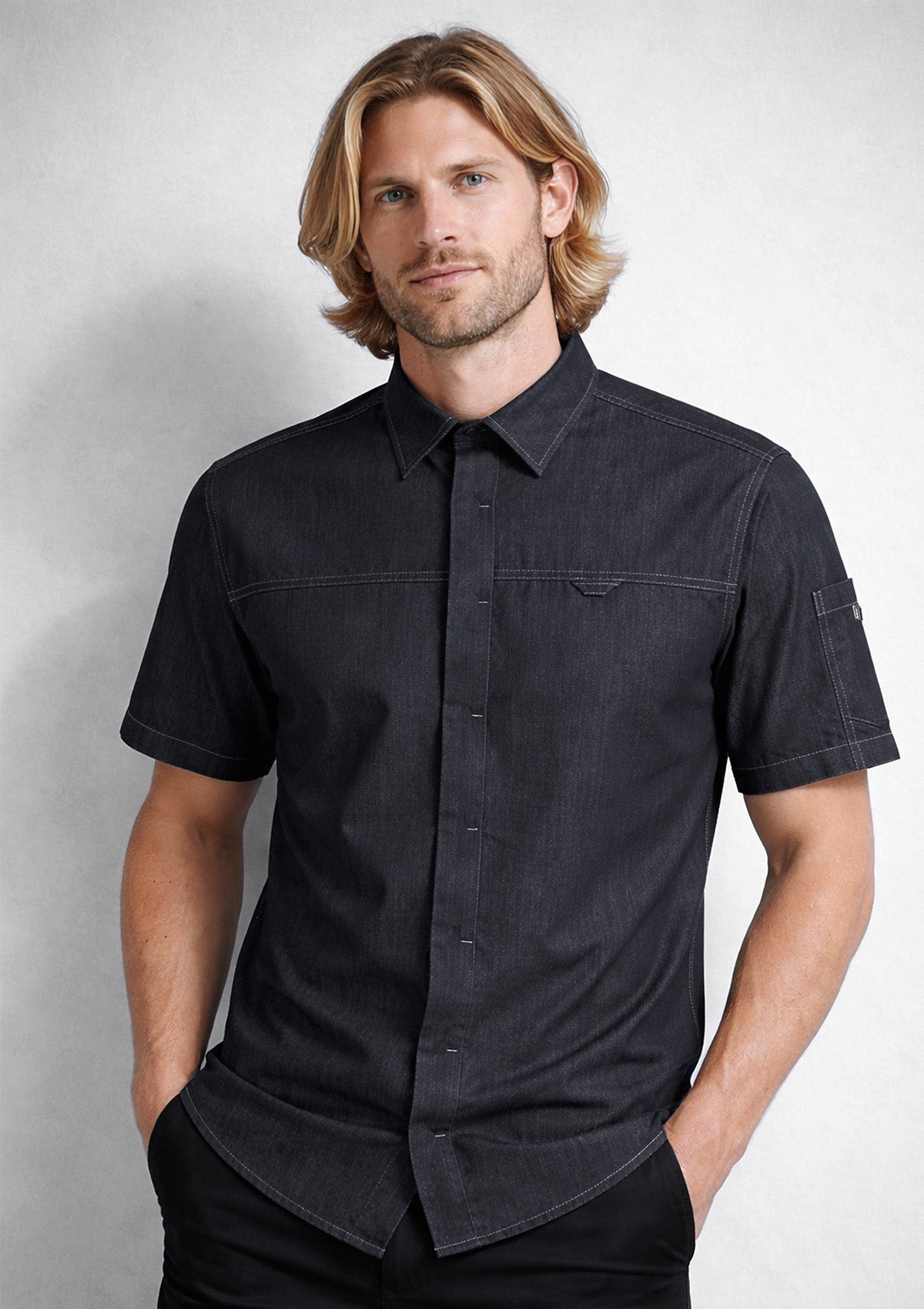 Herren Servicehemd Modern Fit – Kurzarm