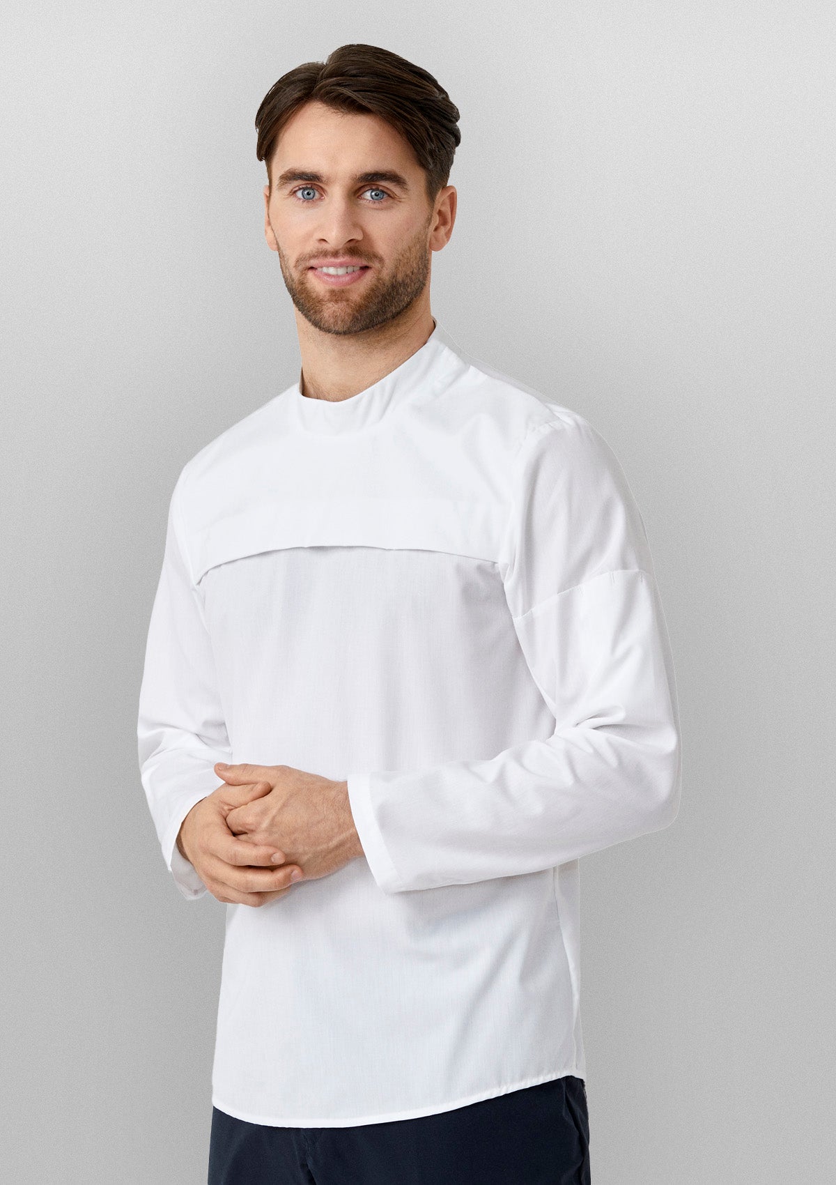 Herren Popover Kochhemd – Langarm | Kentaur
