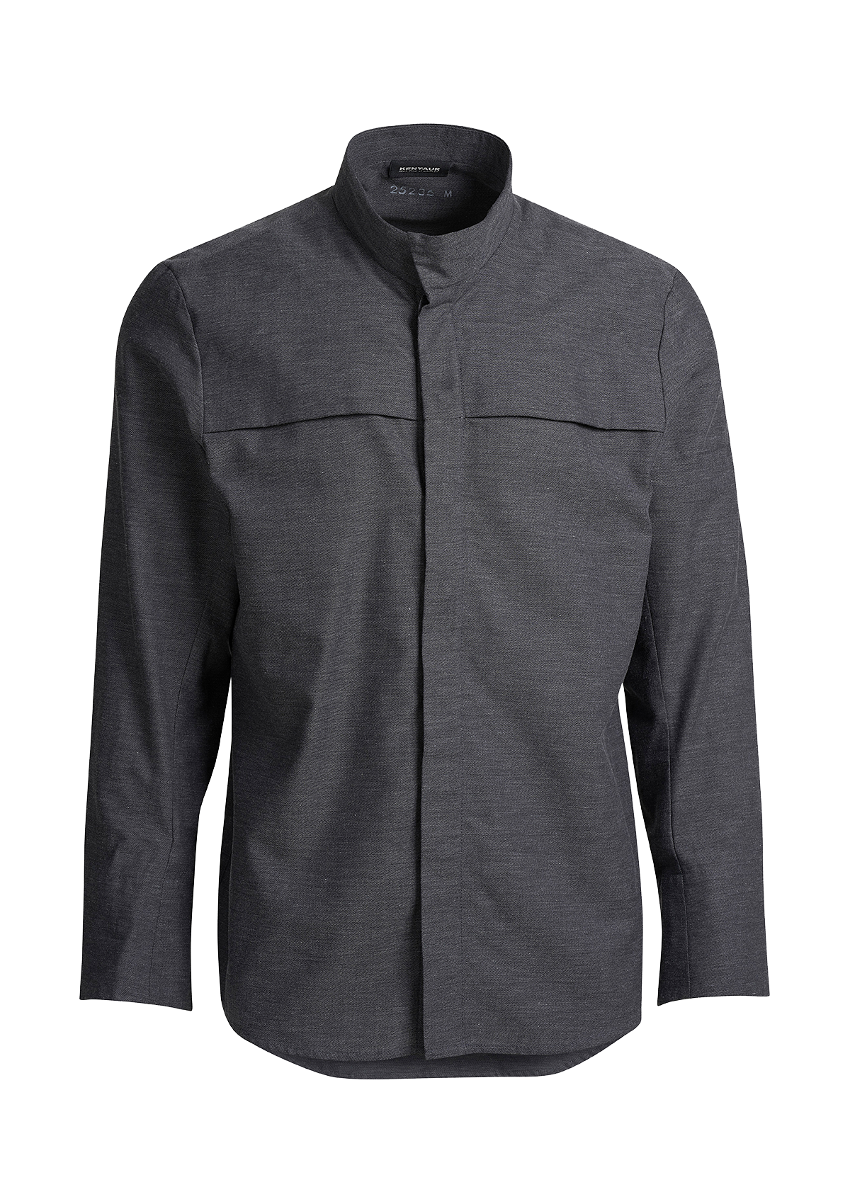 Unisex Kochhemd mit verdeckten Druckknöpfen für Snap-On Schürze – Langarm | Kentaur