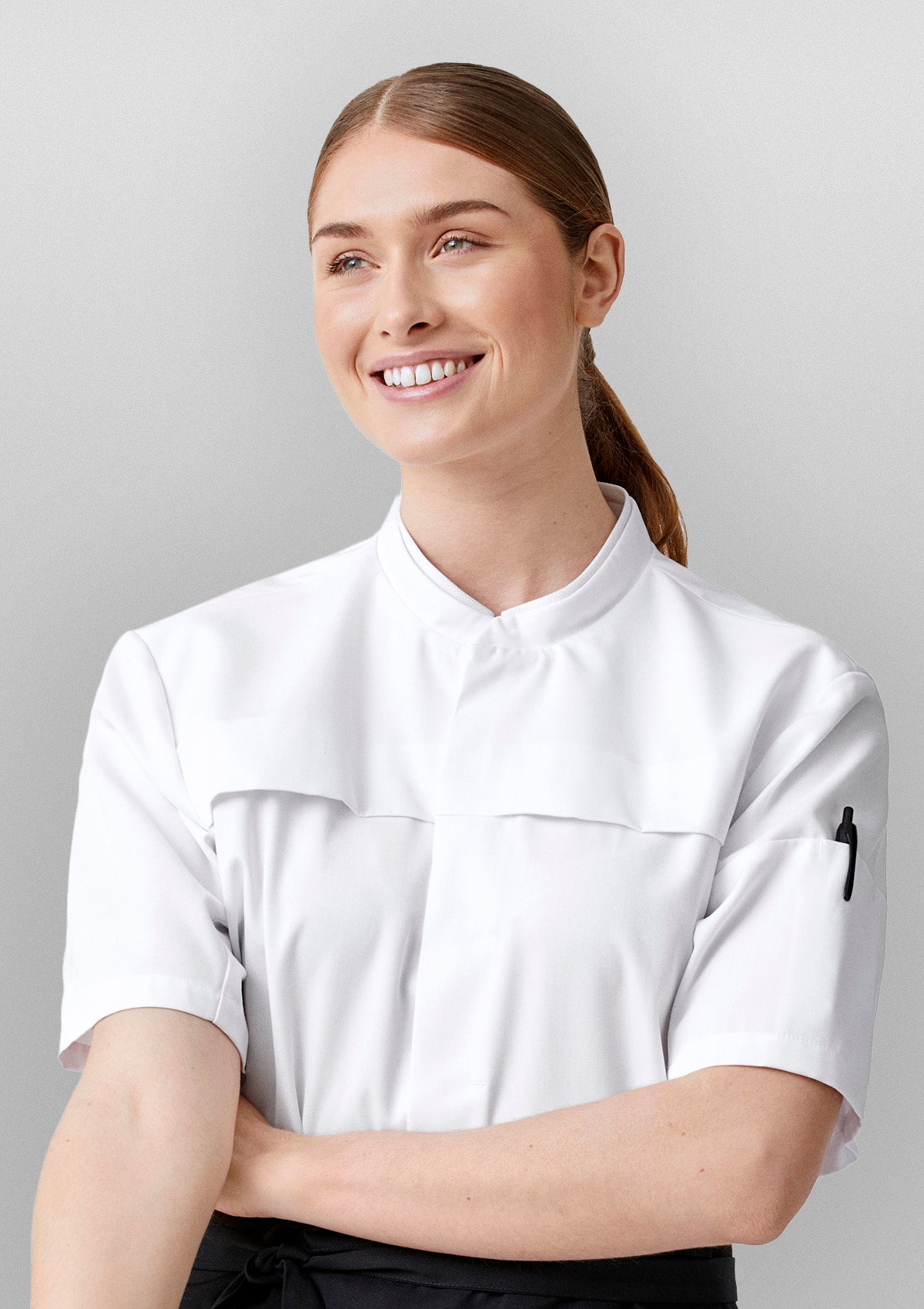 Gourmet Chef Jacket with TENCELâ Lyocell Short Sleeves Unisex | Kentaur