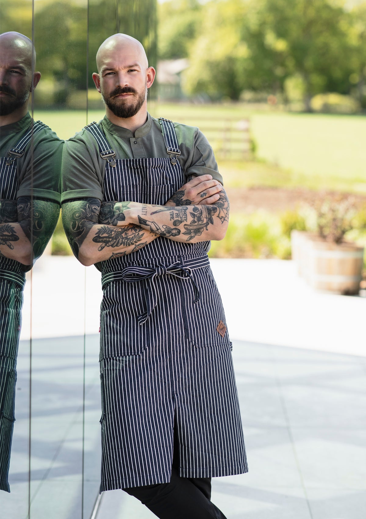 Unisex Latzschürze Latzhosen-Stil