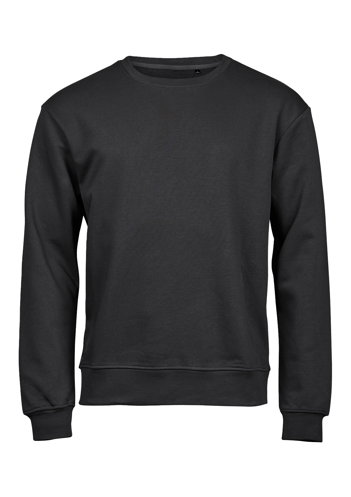 Klassisches Sweatshirt mit Rippkragen