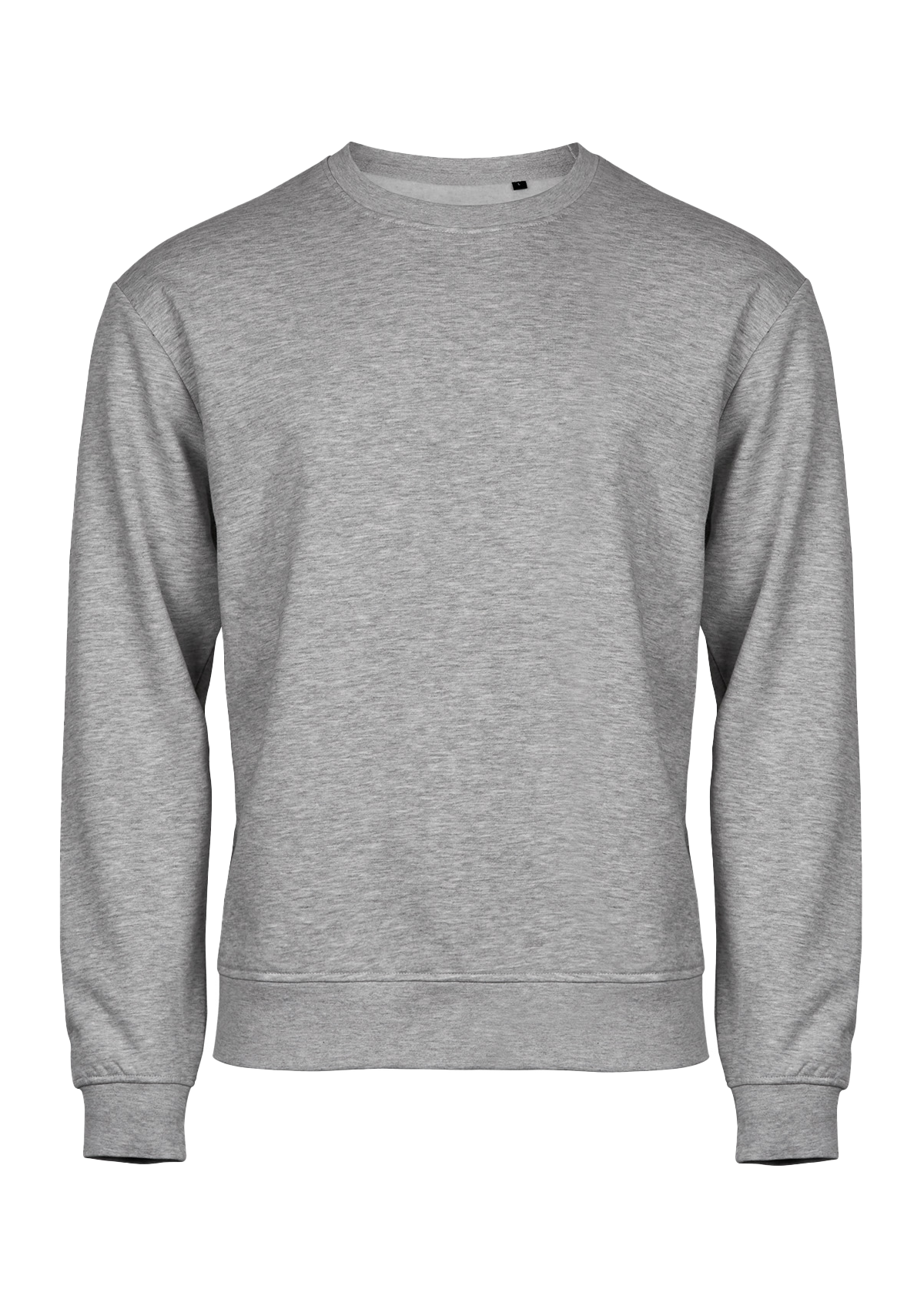 Klassisches Sweatshirt mit Rippkragen