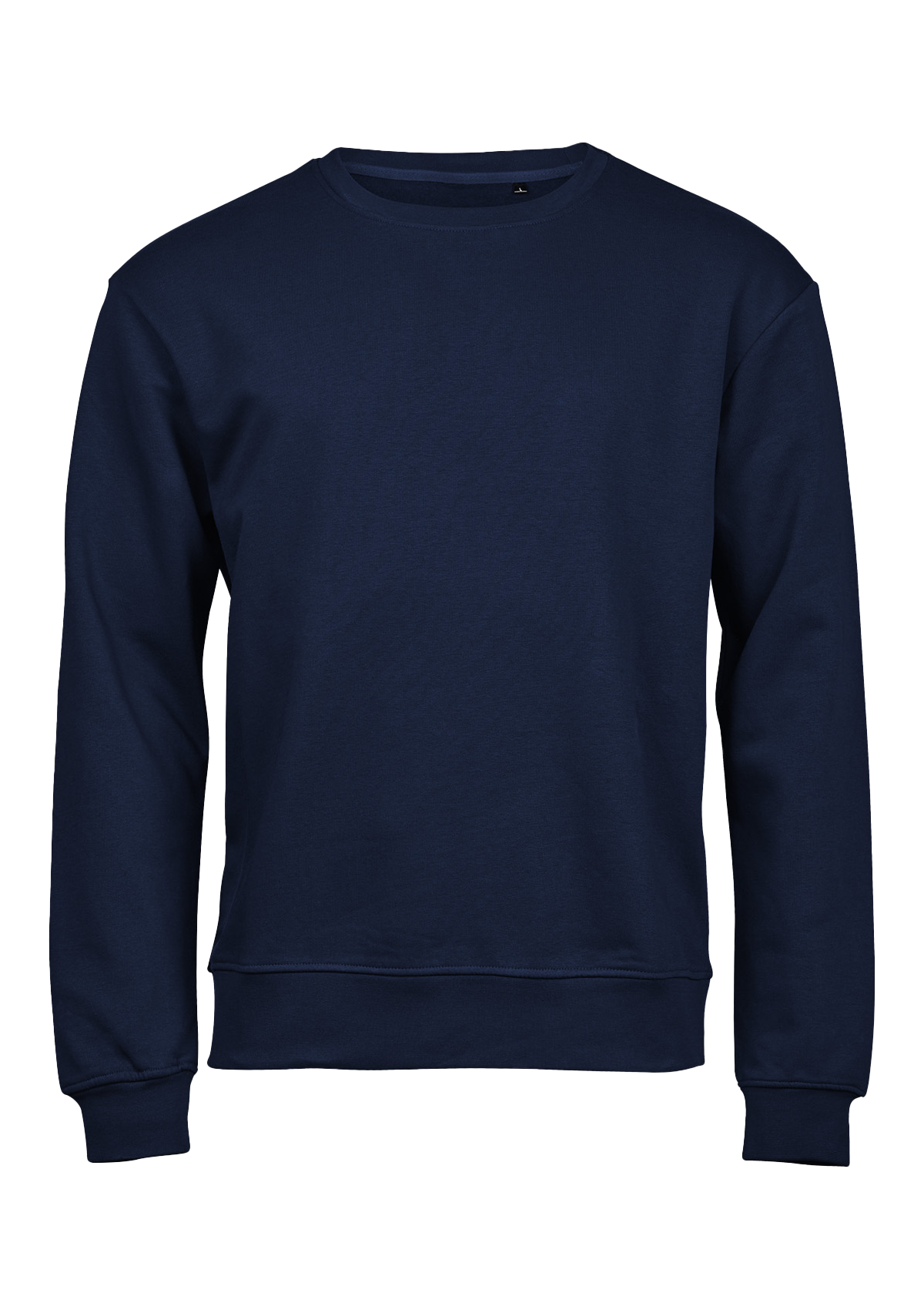 Klassisches Sweatshirt mit Rippkragen