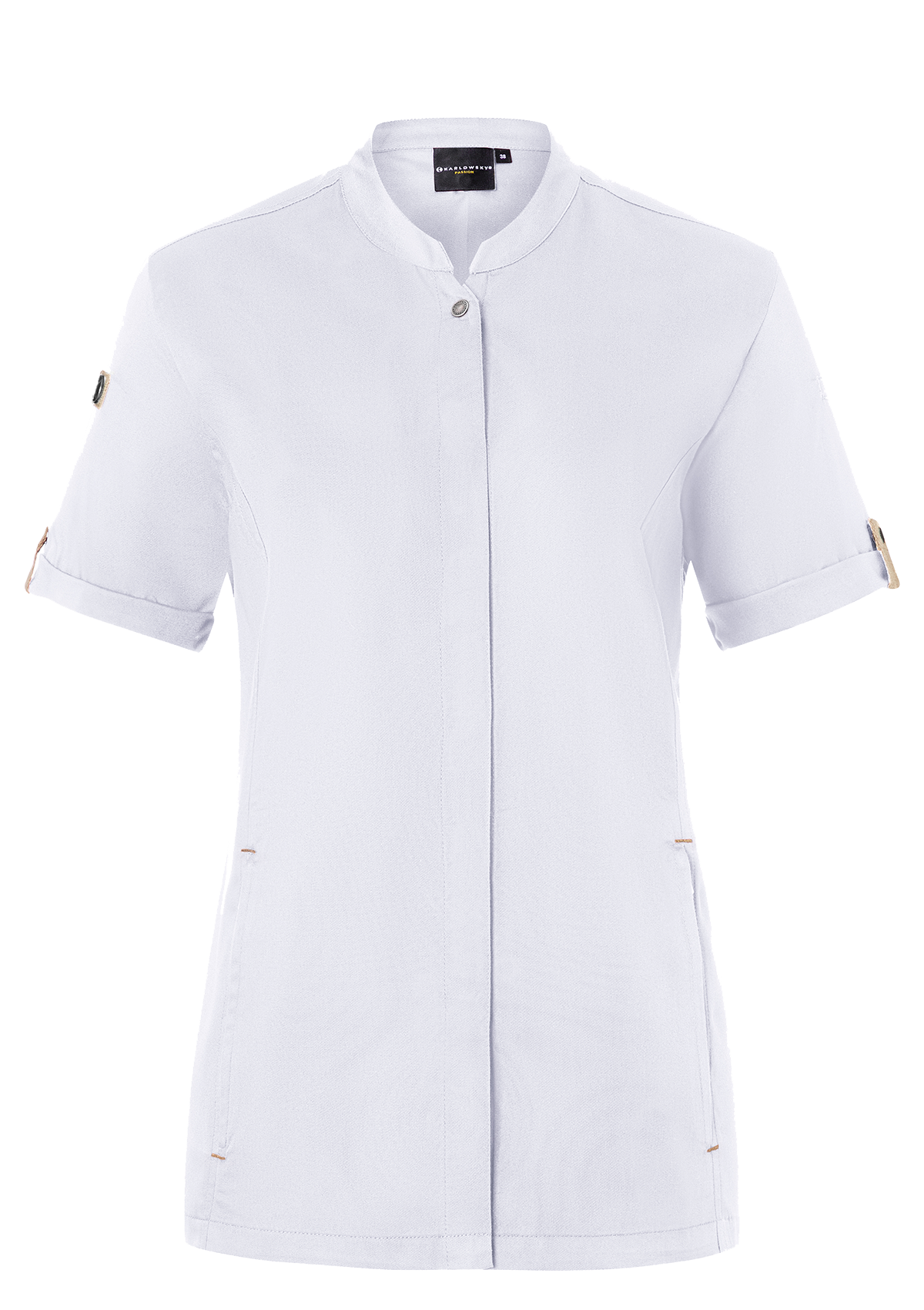 Damen Kochhemd Kurzarm Green-Generation