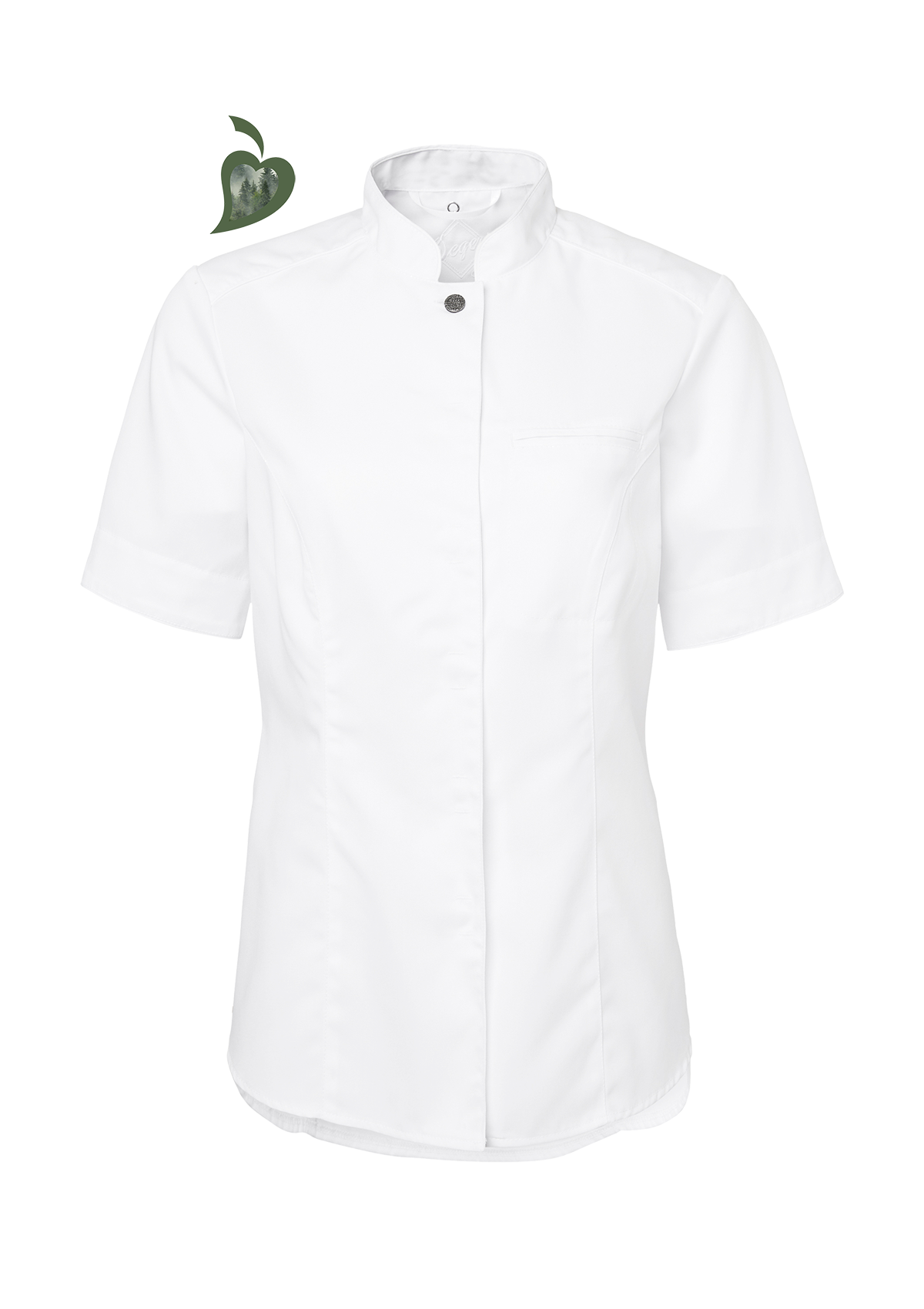 Damen Kochhemd Slim Fit Kurzarm Premiumqualität | Segers