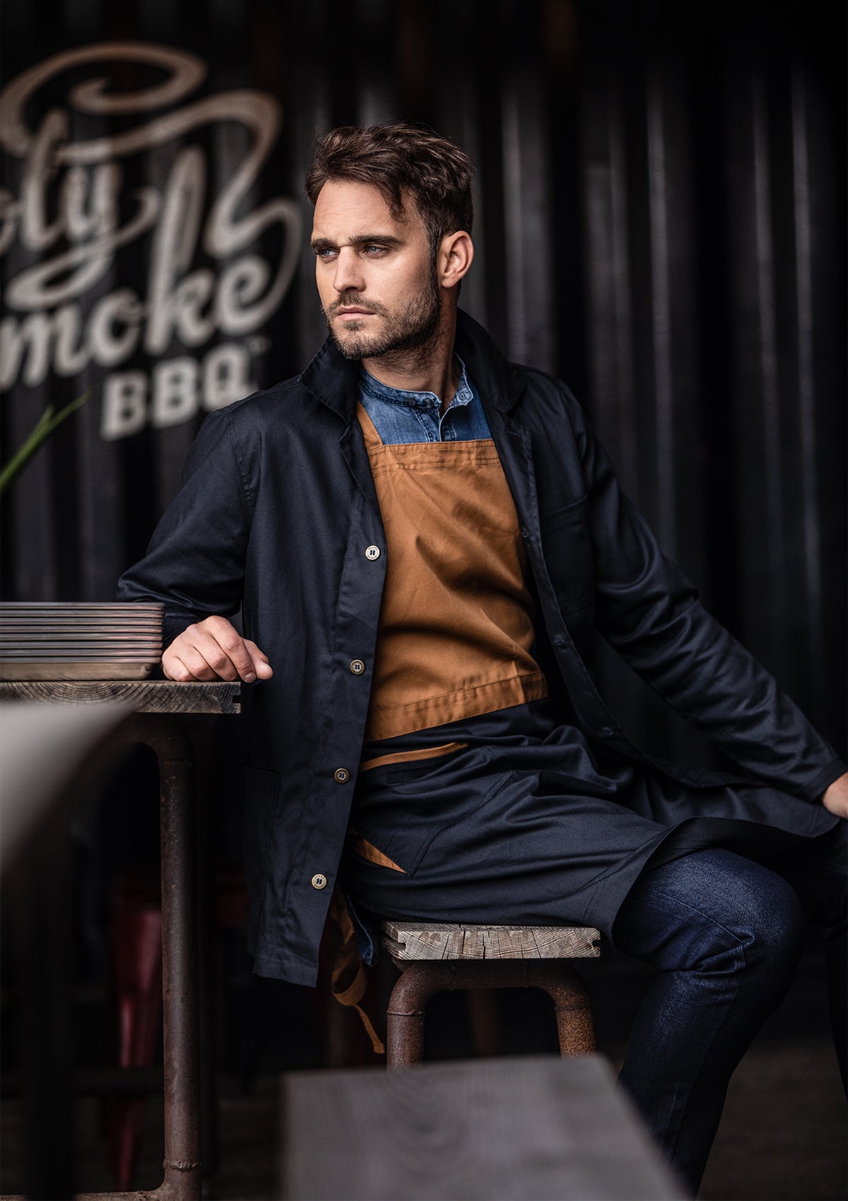 Latzschürze Zweifarbig Unisex | Segers