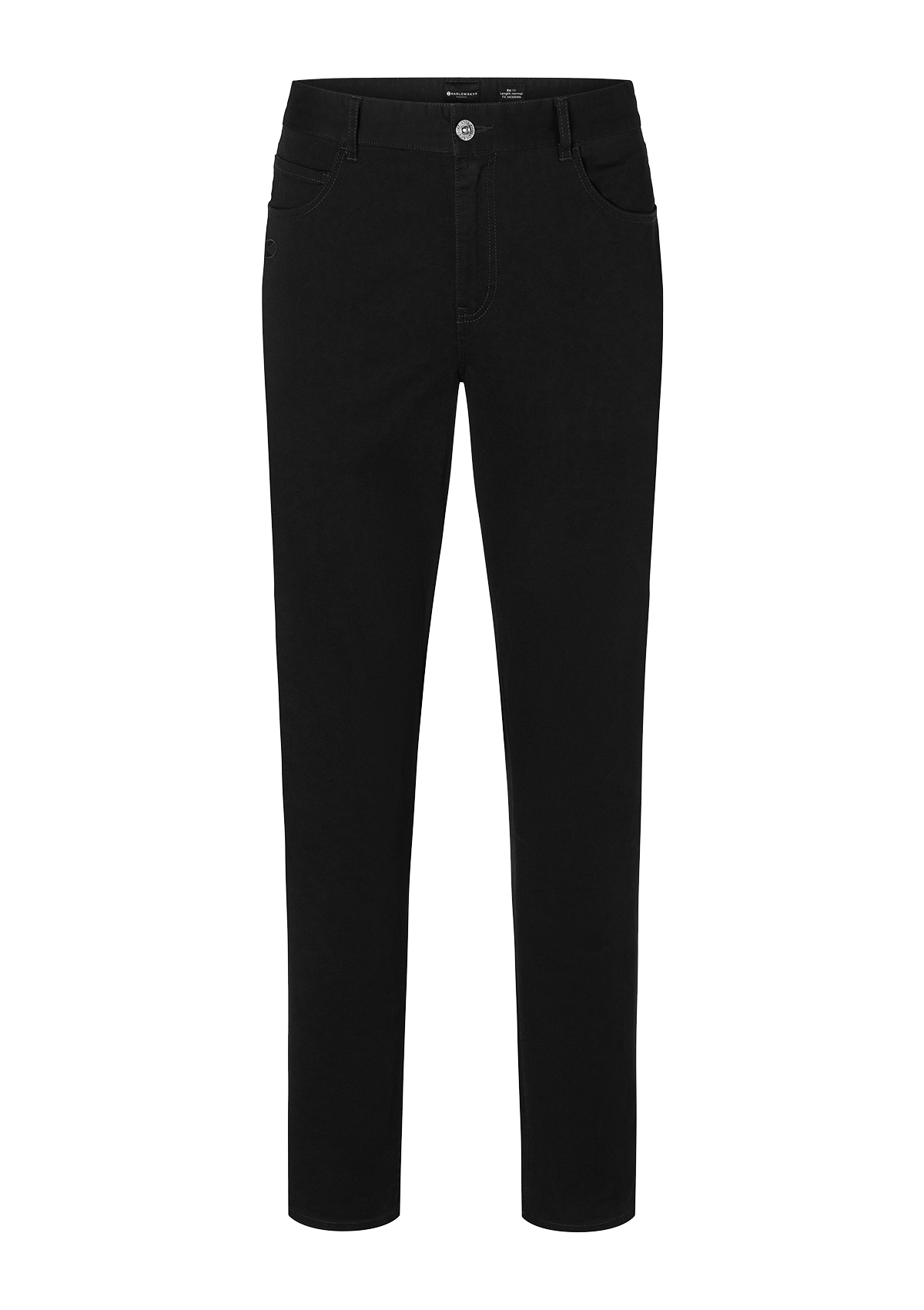 Herren Kochhose 5-Pocket Schwarz oder Weiß
