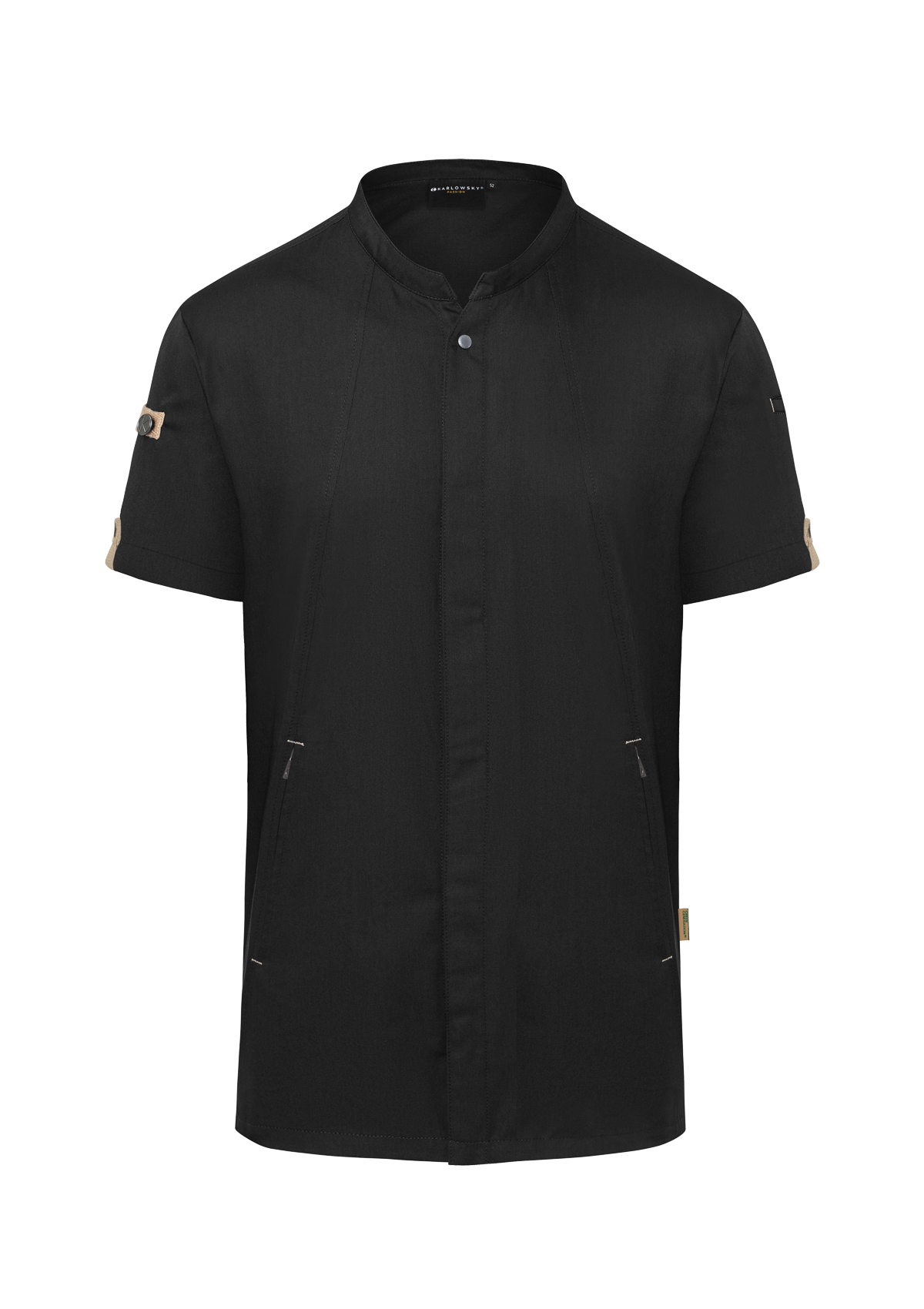 Men's Innovative Chef Shirt Green-Generation Short Sleeves | Karlowsky