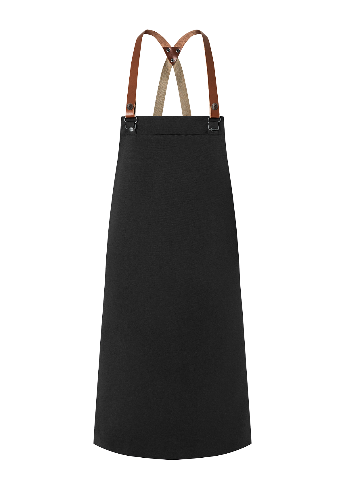 Latzschürze Green-Generation mit Lederträgern Unisex