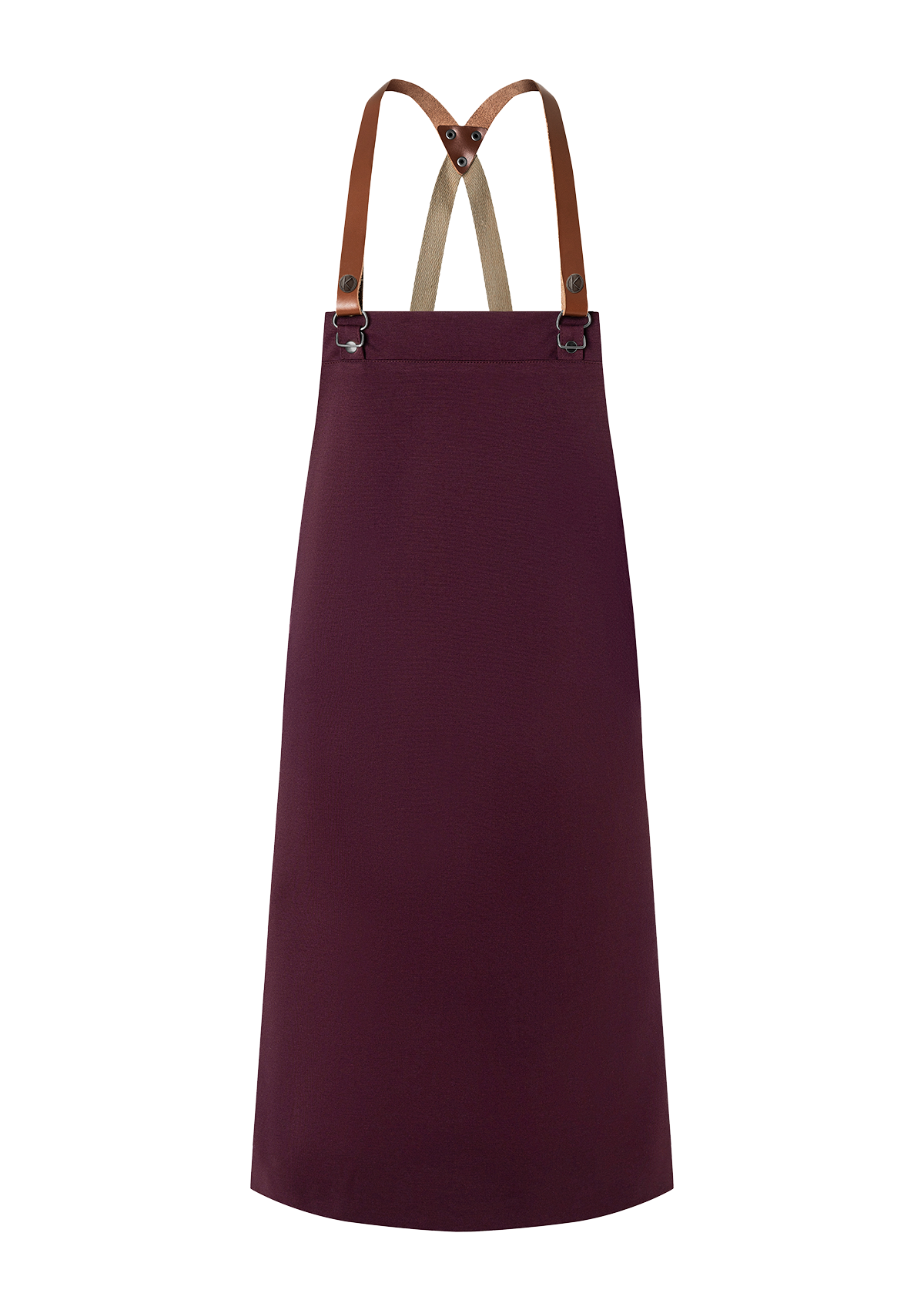 Latzschürze Green-Generation mit Lederträgern Unisex