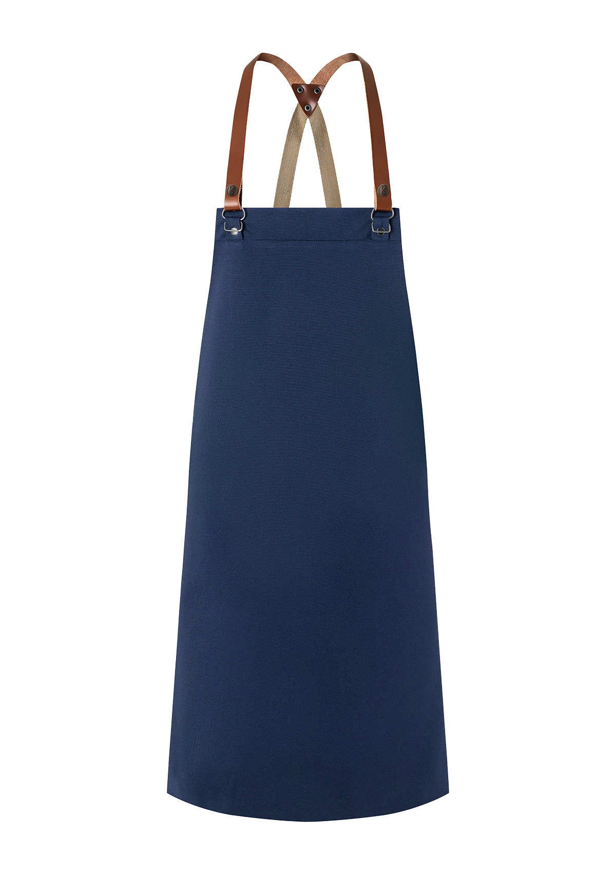 Latzschürze Green-Generation mit Lederträgern Unisex