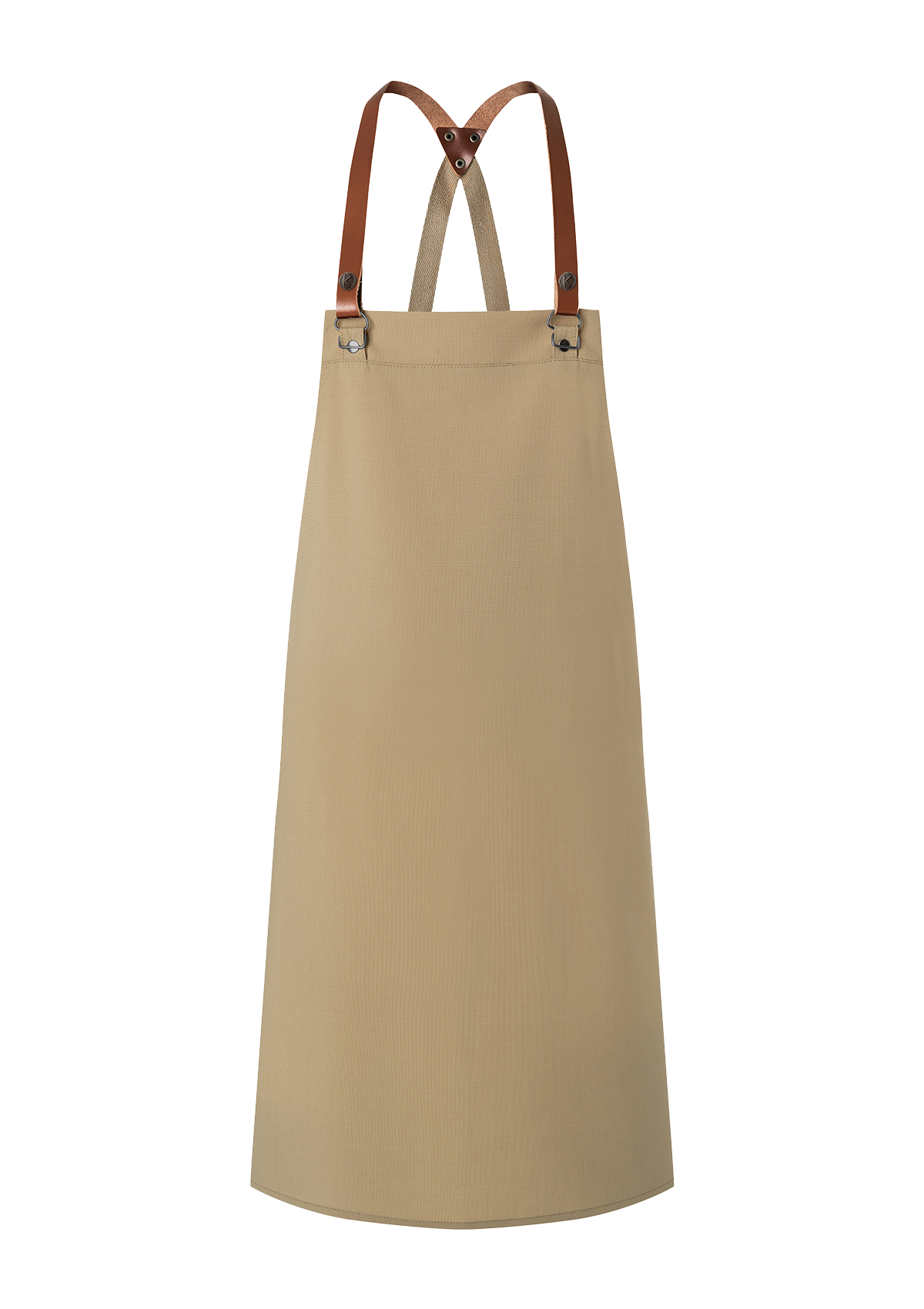 Latzschürze Green-Generation mit Lederträgern Unisex