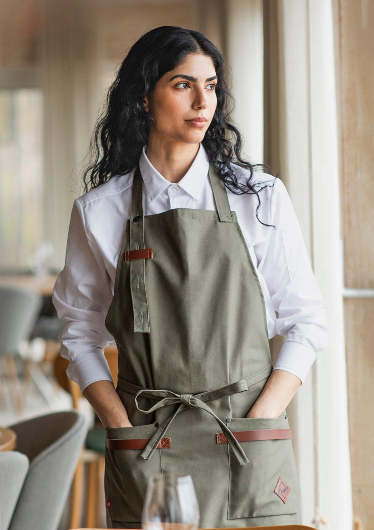 Unisex Latzschürze Rustic