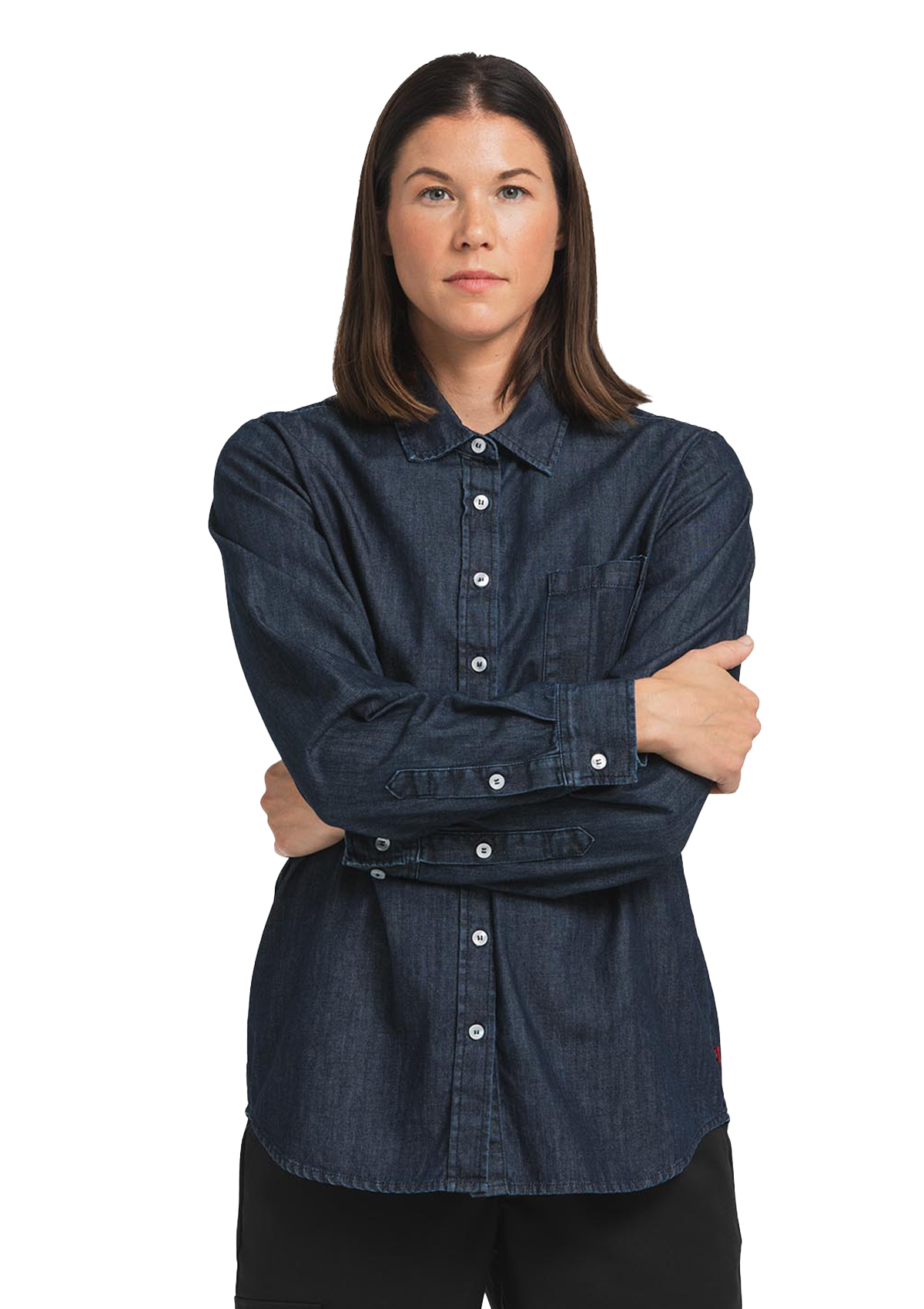 Damen Jeanshemd Regular Fit