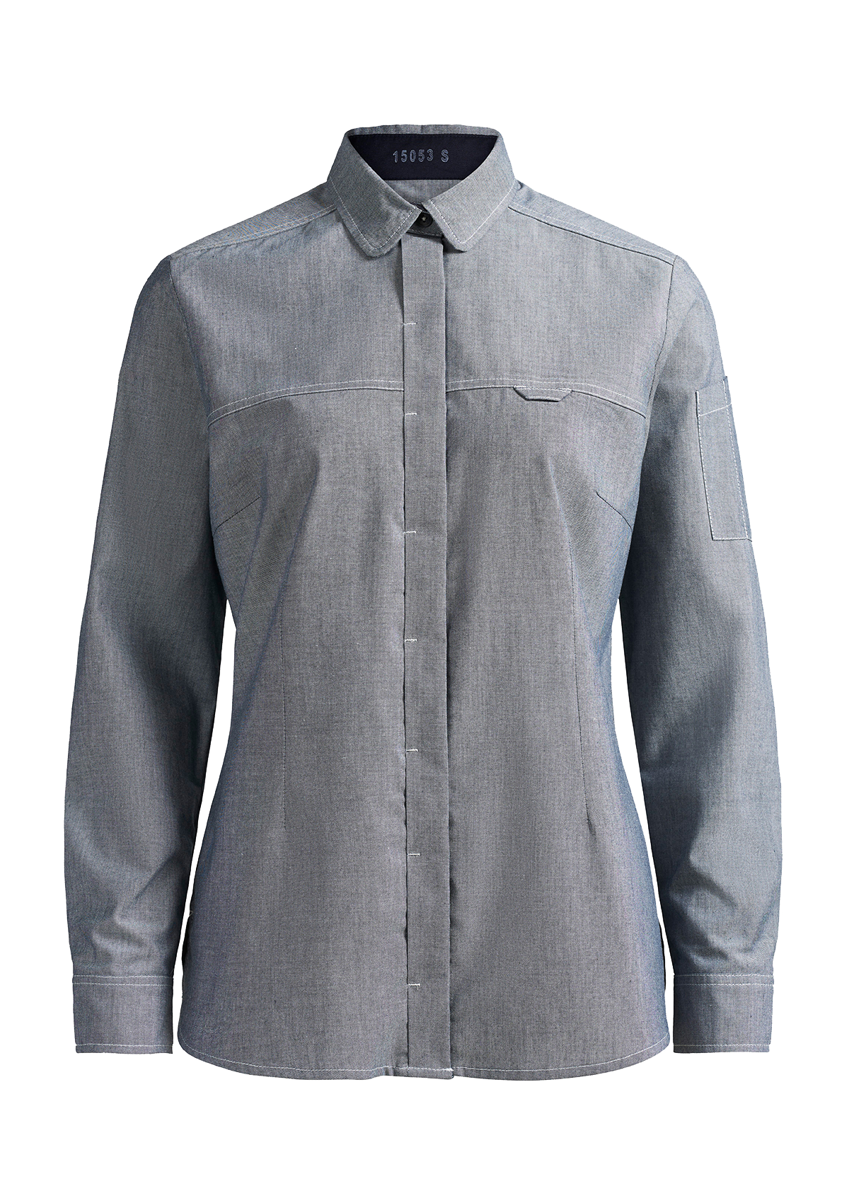 Damen Servicehemd Modern Fit Langarm