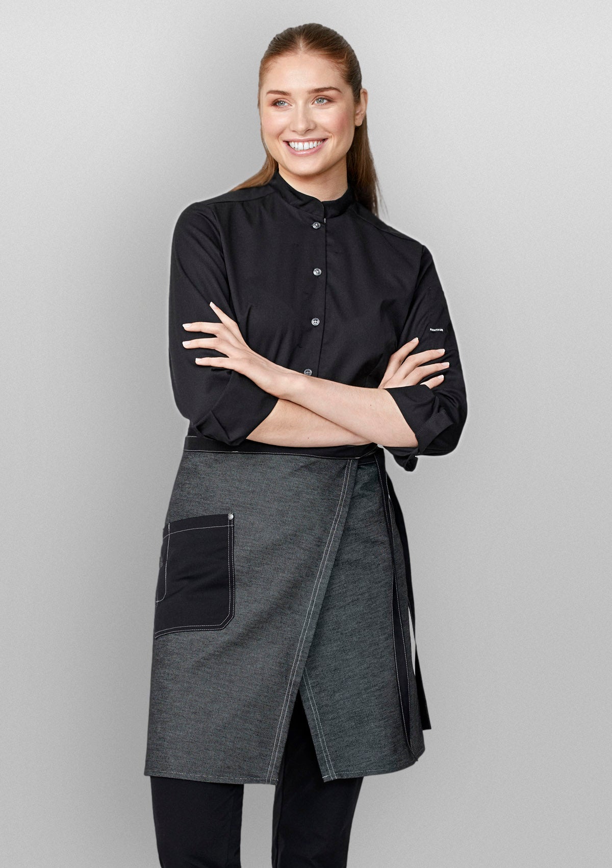 Damen Koch- & Servicehemd Modern Fit Langarm | Kentaur