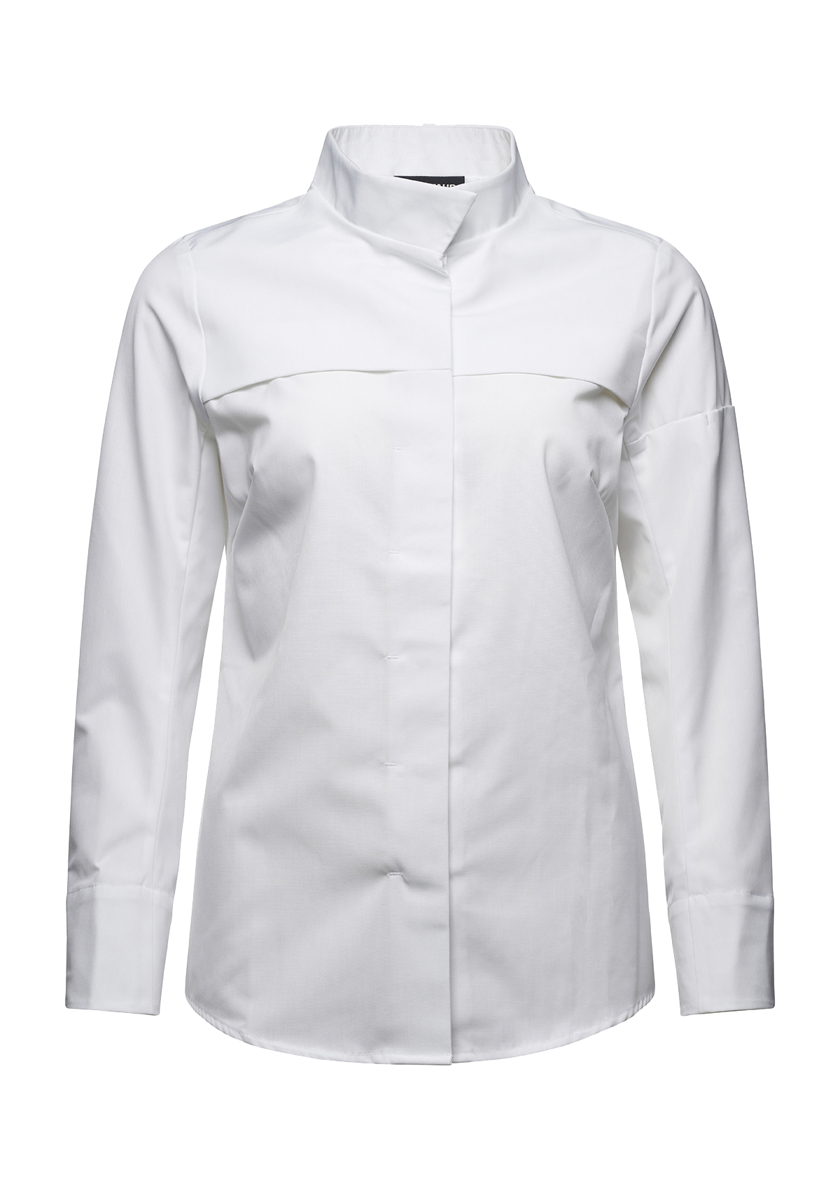Women's Chef Shirt Long Sleeves with Pull-Up Function