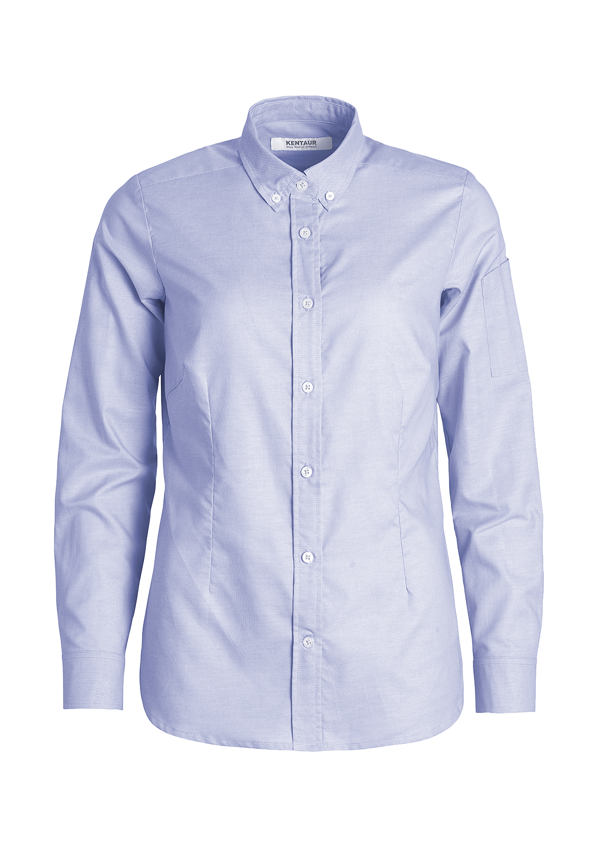 Damen Oxford Servicehemd Button-Down Langarm