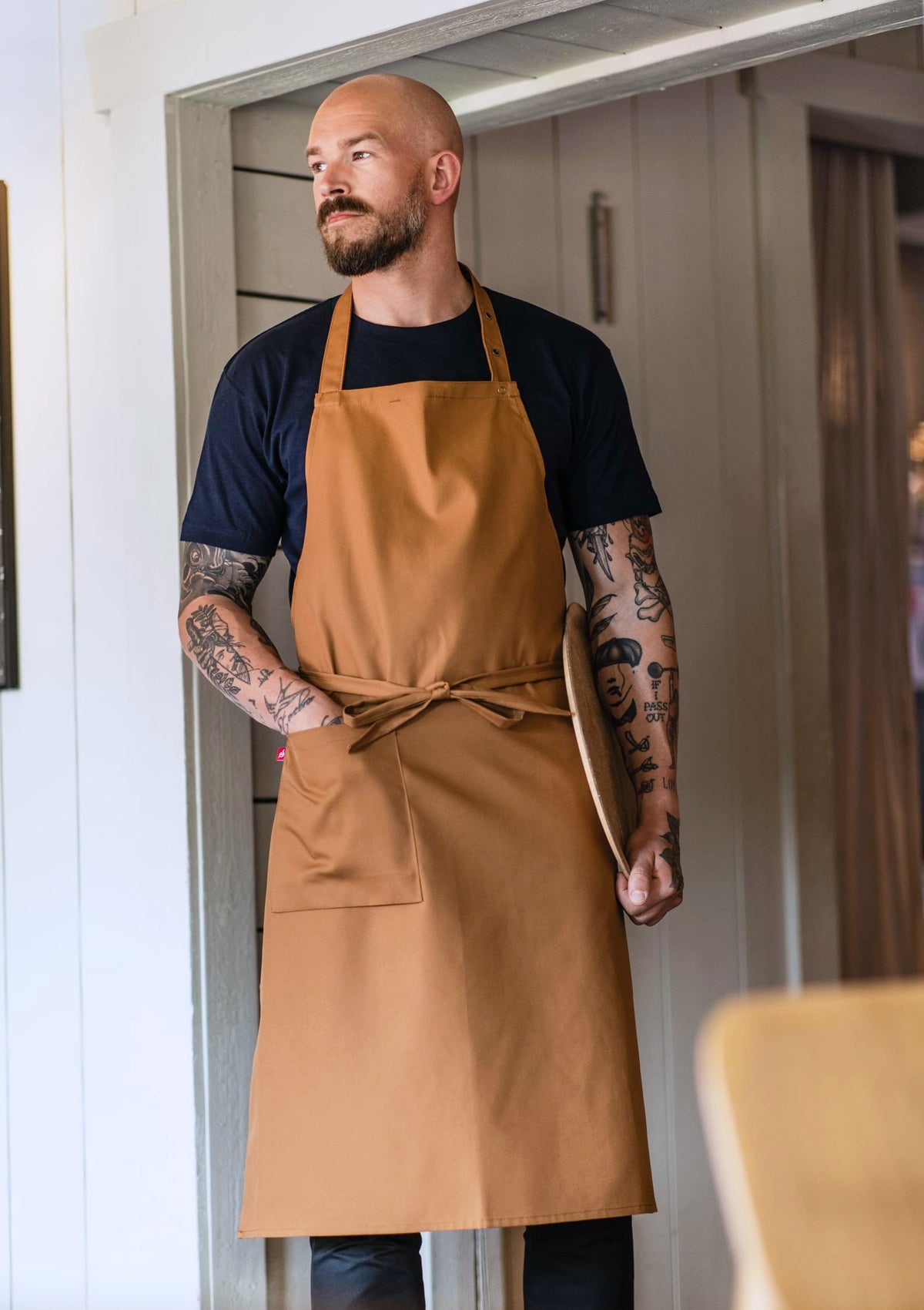 Latzschürze mit rechter Tasche Unisex