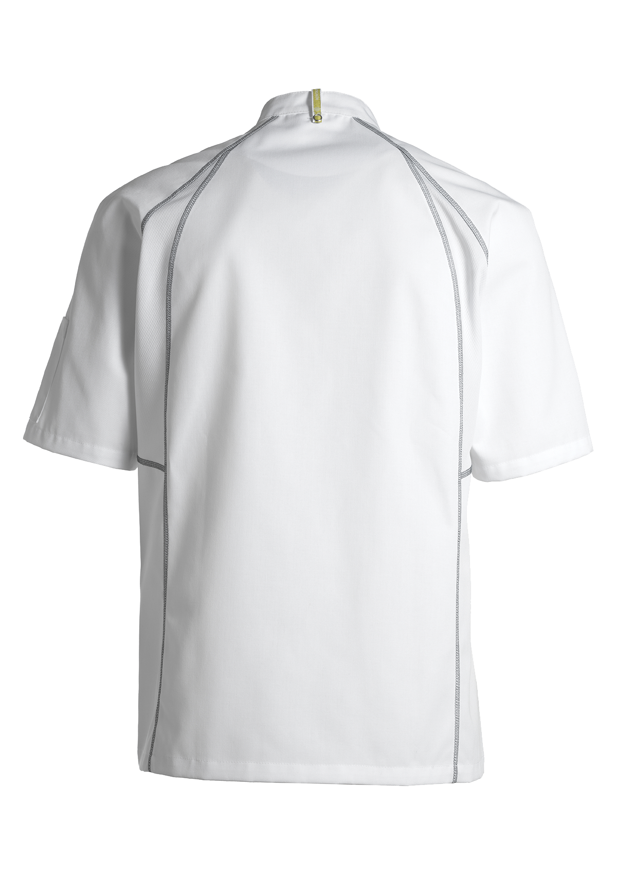 Sportliche Kochjacke Unisex Kurzarm mit Flatlock-Nähten | Kentaur