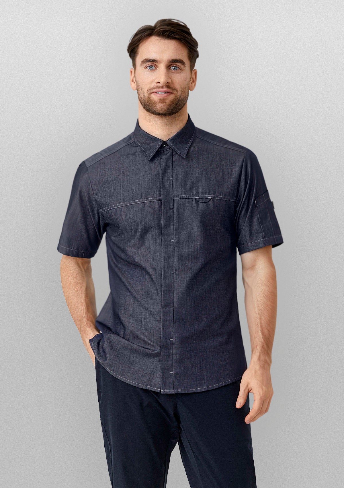 Herren Servicehemd Modern Fit – Kurzarm