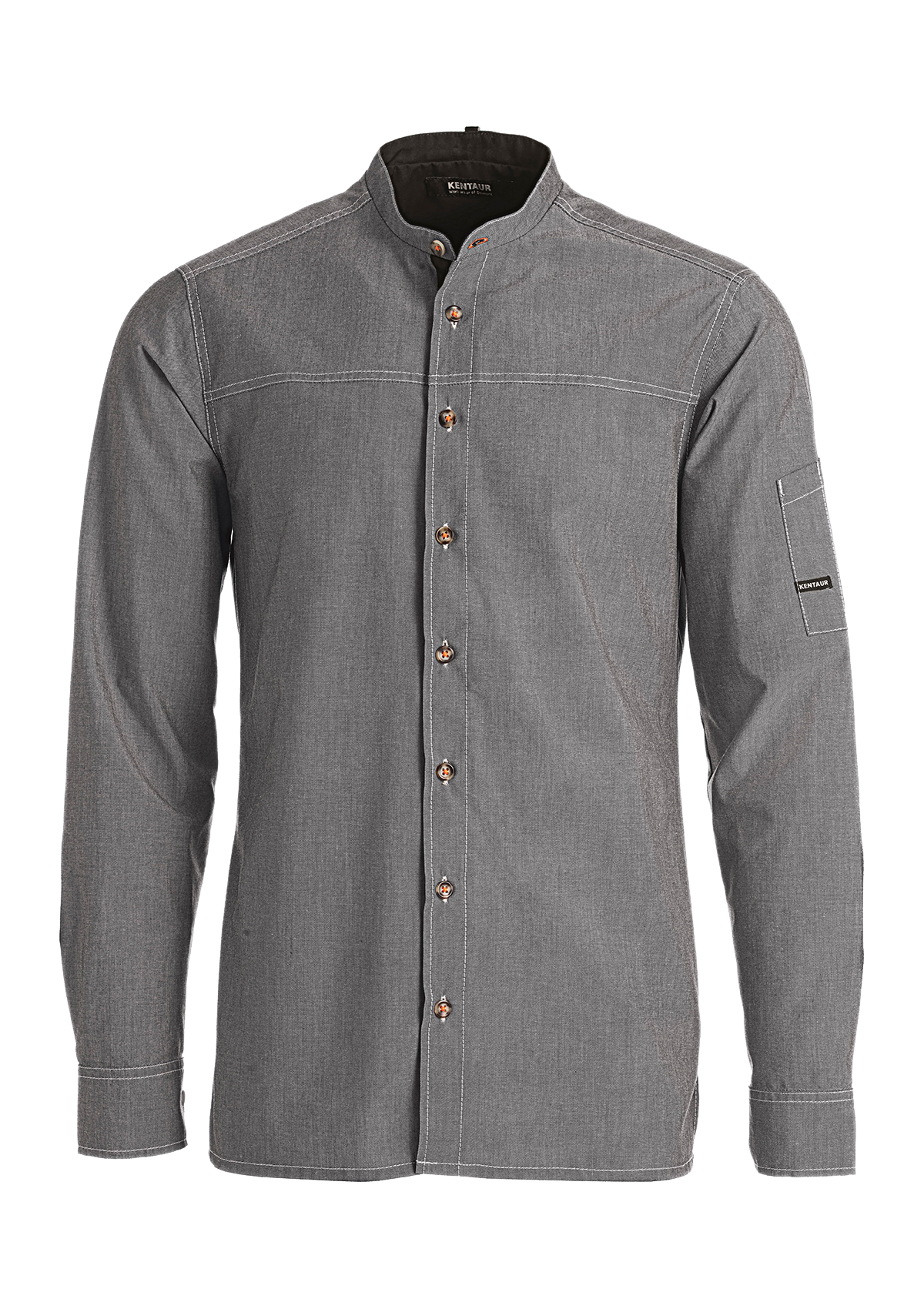 Chef & Service Shirt with Contrast Thread Long Sleeves Unisex