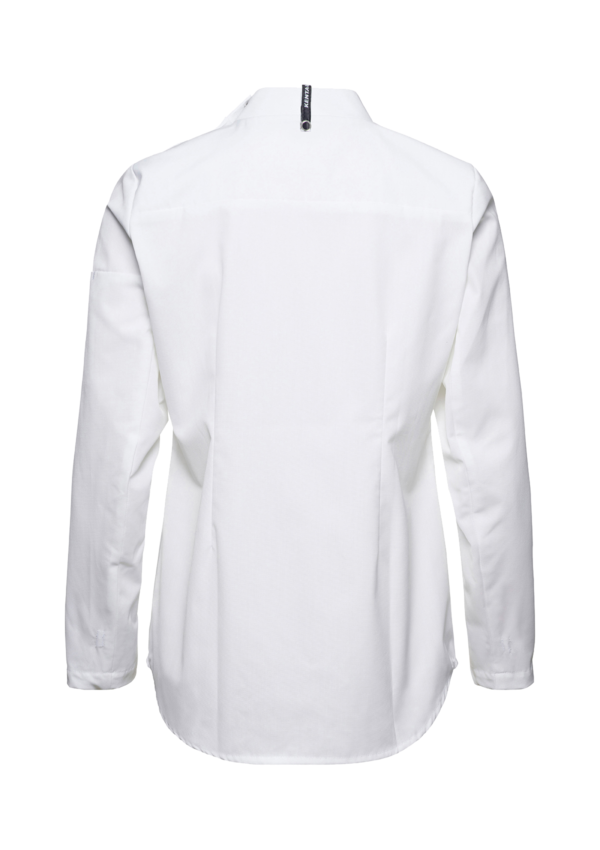 Chef shirt With Hidden Press Buttons for Snap-On Apron Long Sleeves Unisex