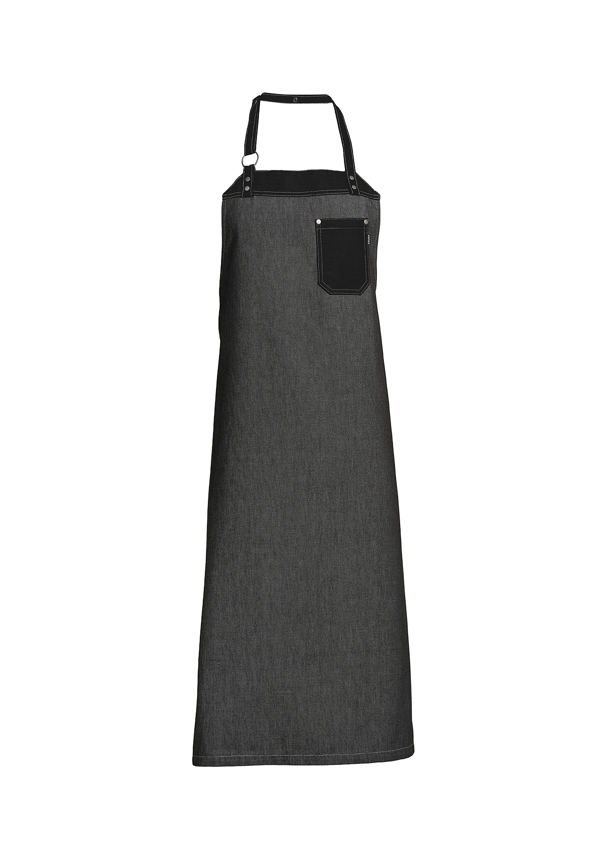Raw Latzschürze mit Metallring & Nieten Unisex