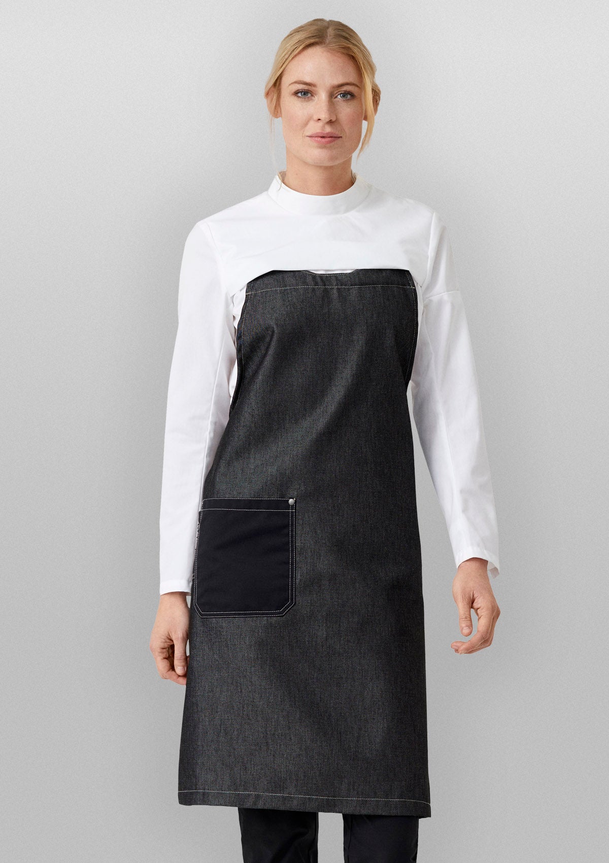 Raw Snap-on-Schürze mit Taschen Unisex