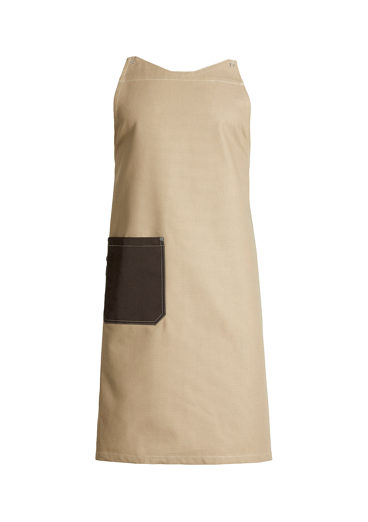 Raw Snap-on Apron with Pockets Unisex