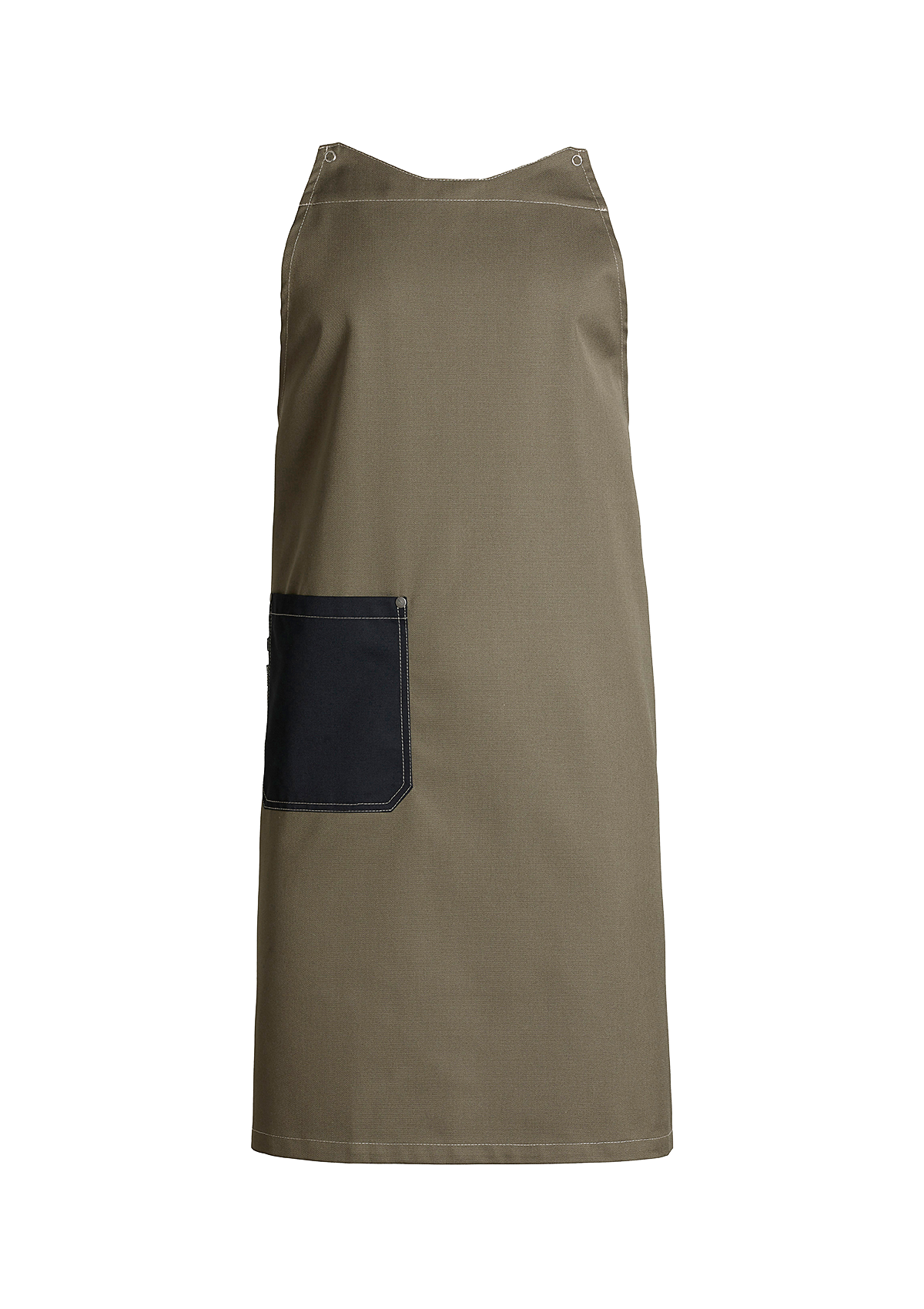 Raw Snap-on Apron with Pockets Unisex