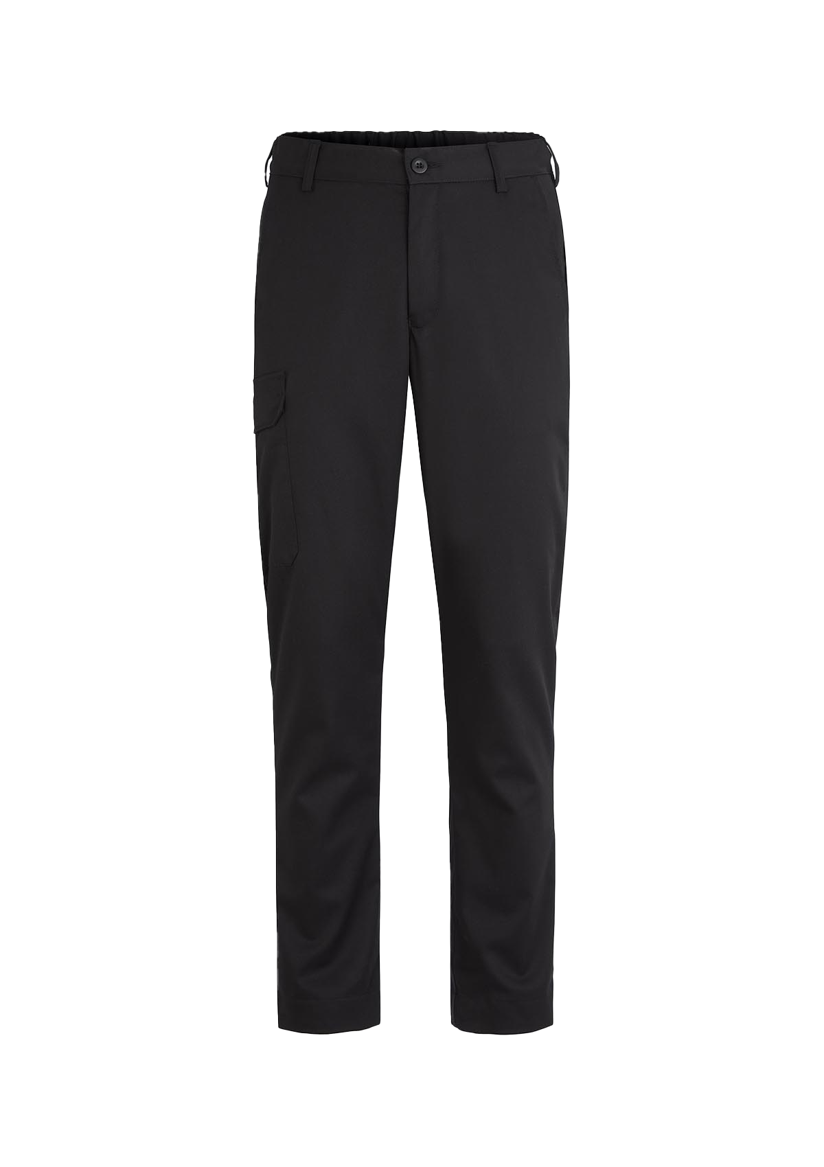 Unisex Stretch Chinohose mit Beintasche