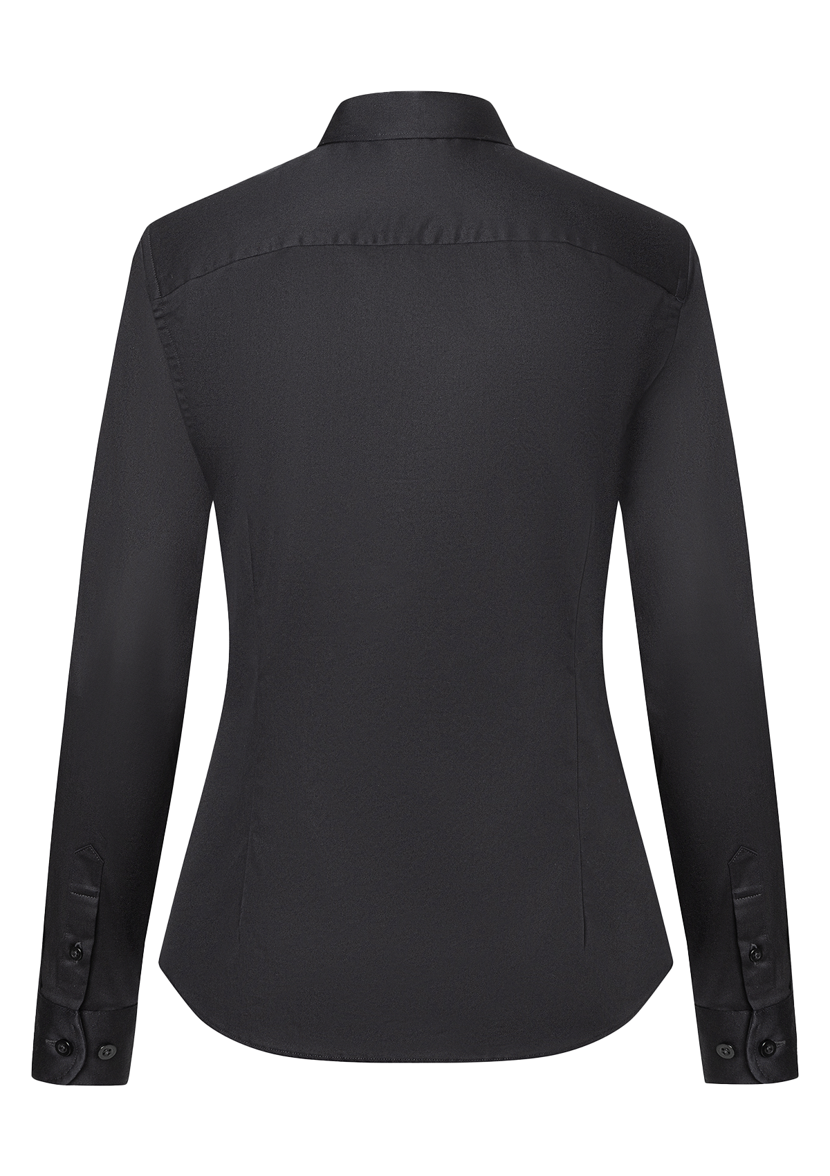 Damen Bluse Active-Stretch Langarm Slim-Fit