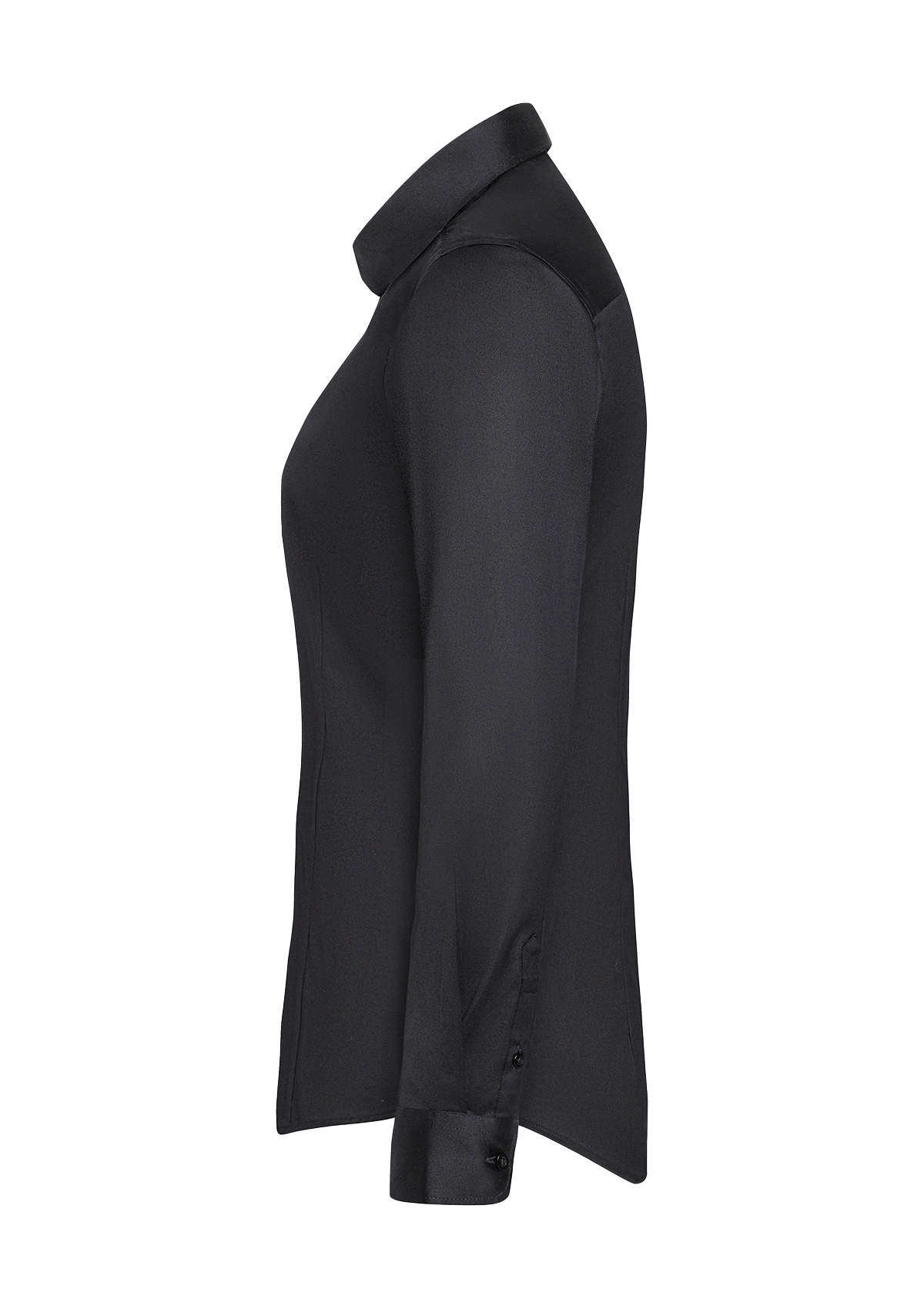 Damen Bluse Active-Stretch Langarm Slim-Fit