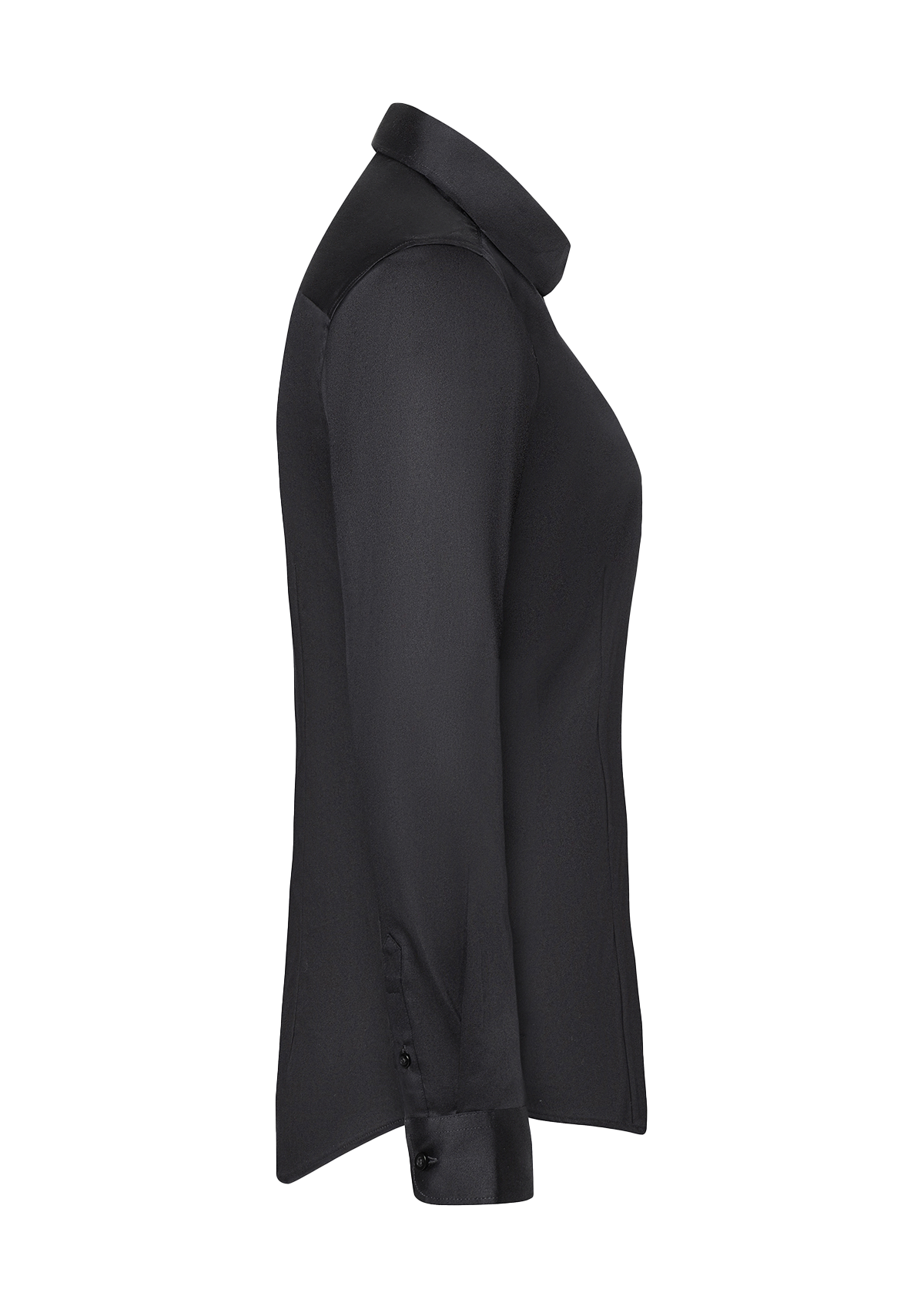 Damen Bluse Active-Stretch Langarm Slim-Fit