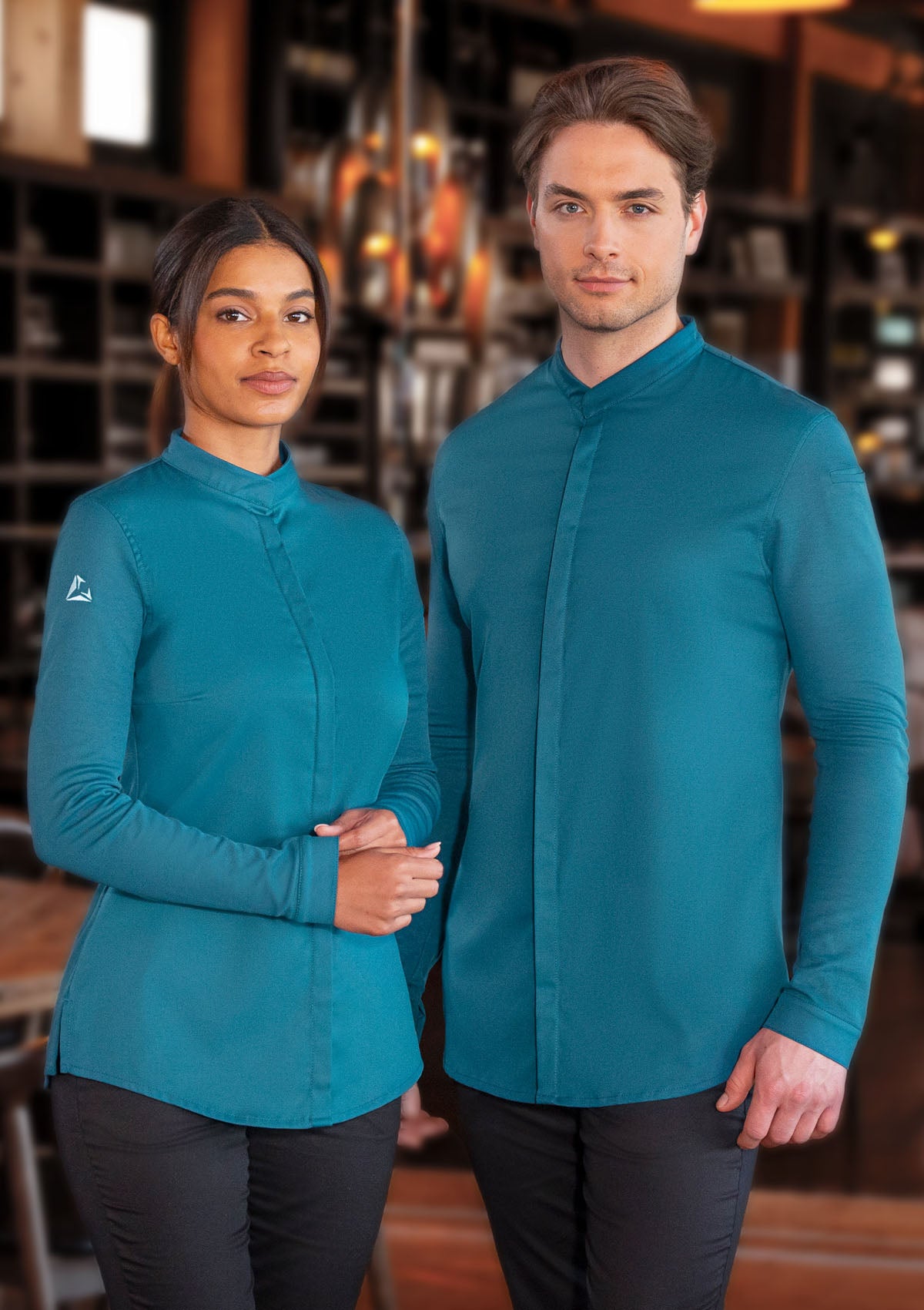 Herren Kochjacke Avantgarde Langarm | Diamond Cut