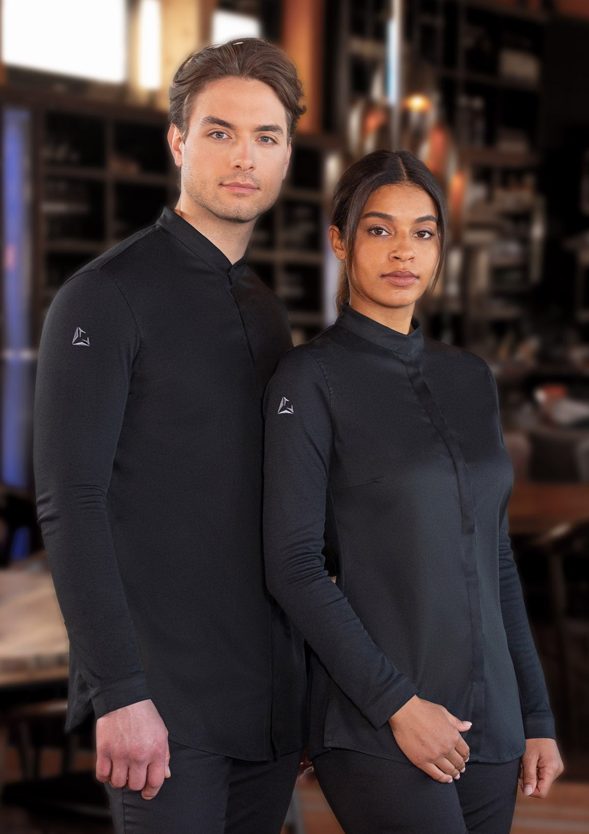 Herren Kochjacke Avantgarde Langarm | Diamond Cut