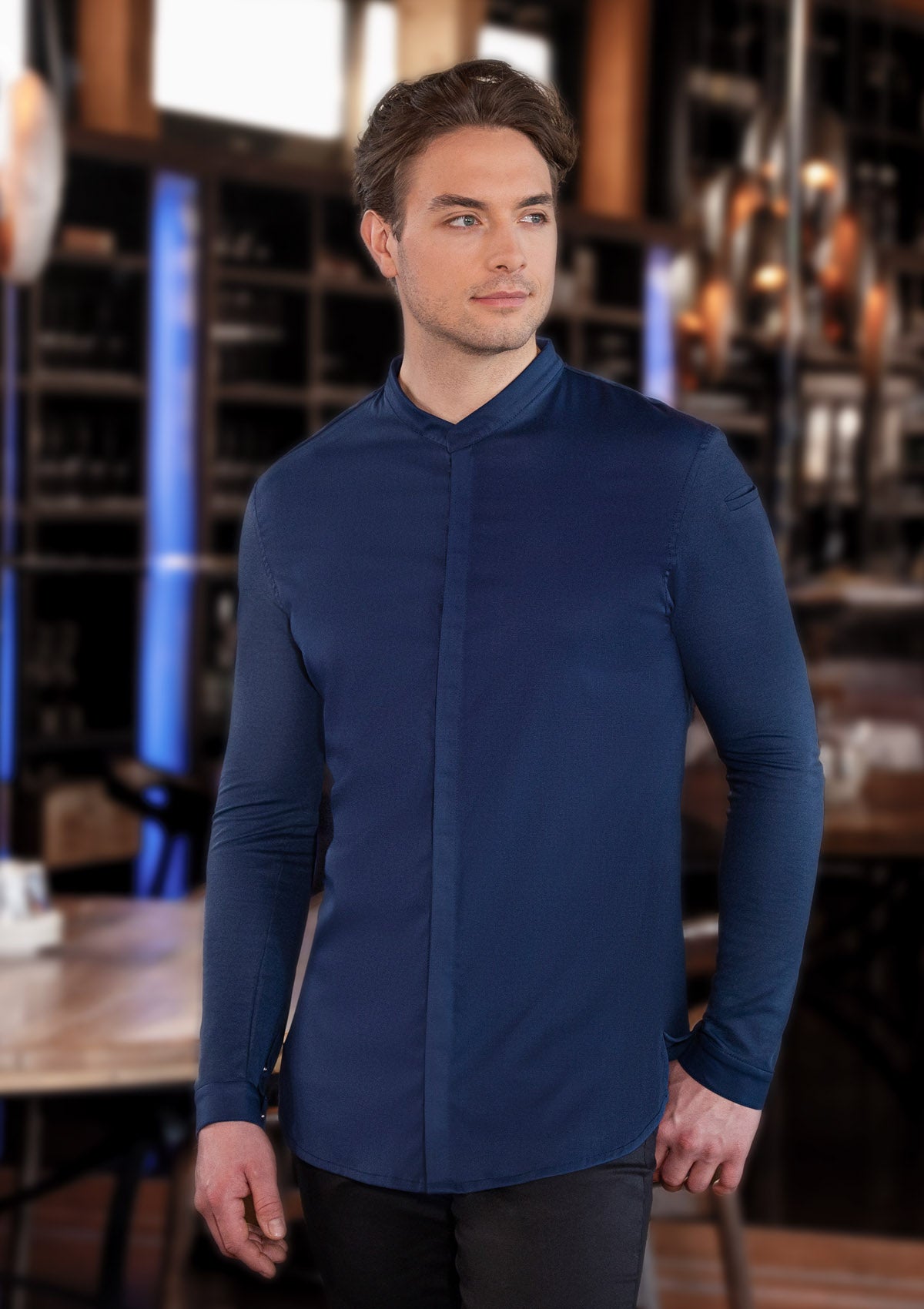 Herren Kochjacke Avantgarde Langarm | Diamond Cut