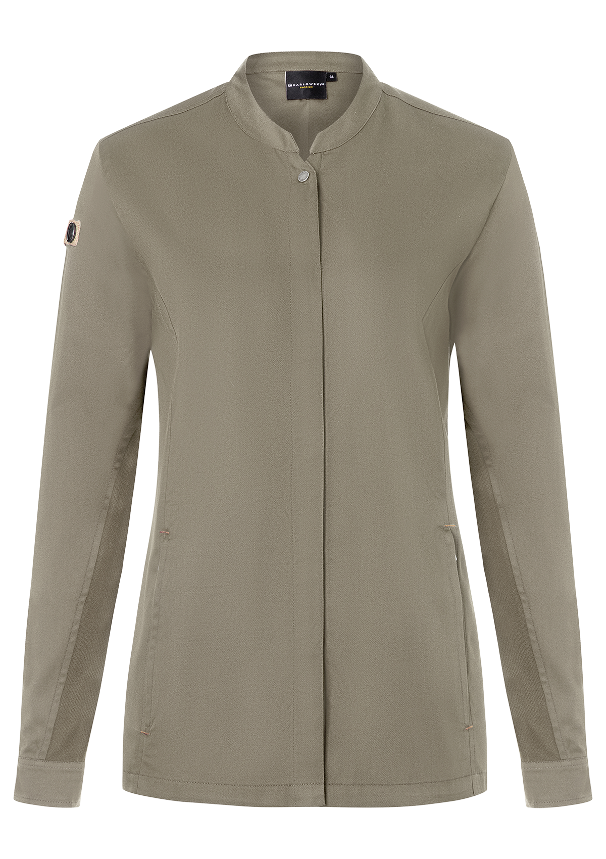 Damen Kochhemd Langarm Green-Generation