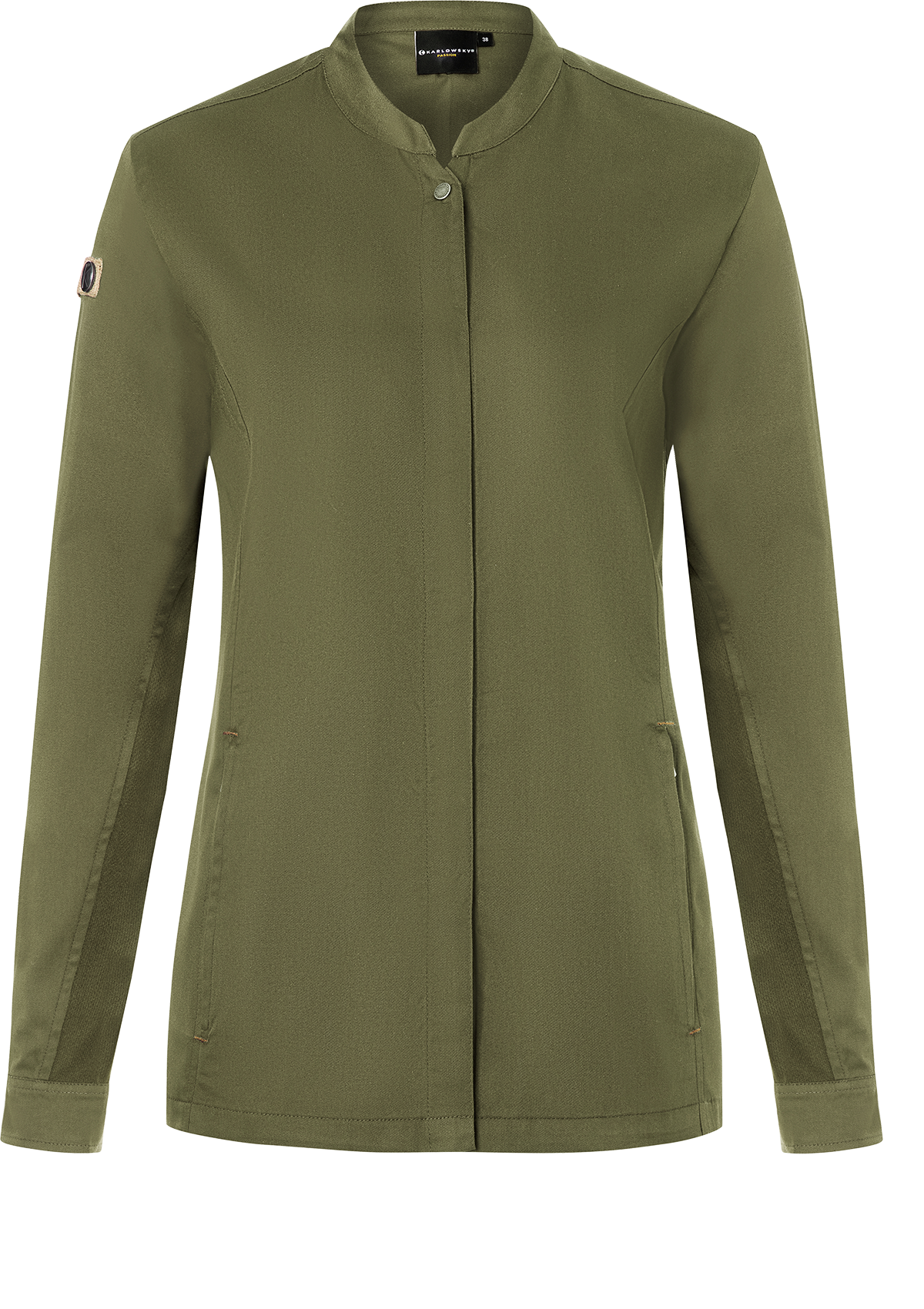 Damen Kochhemd Langarm Green-Generation