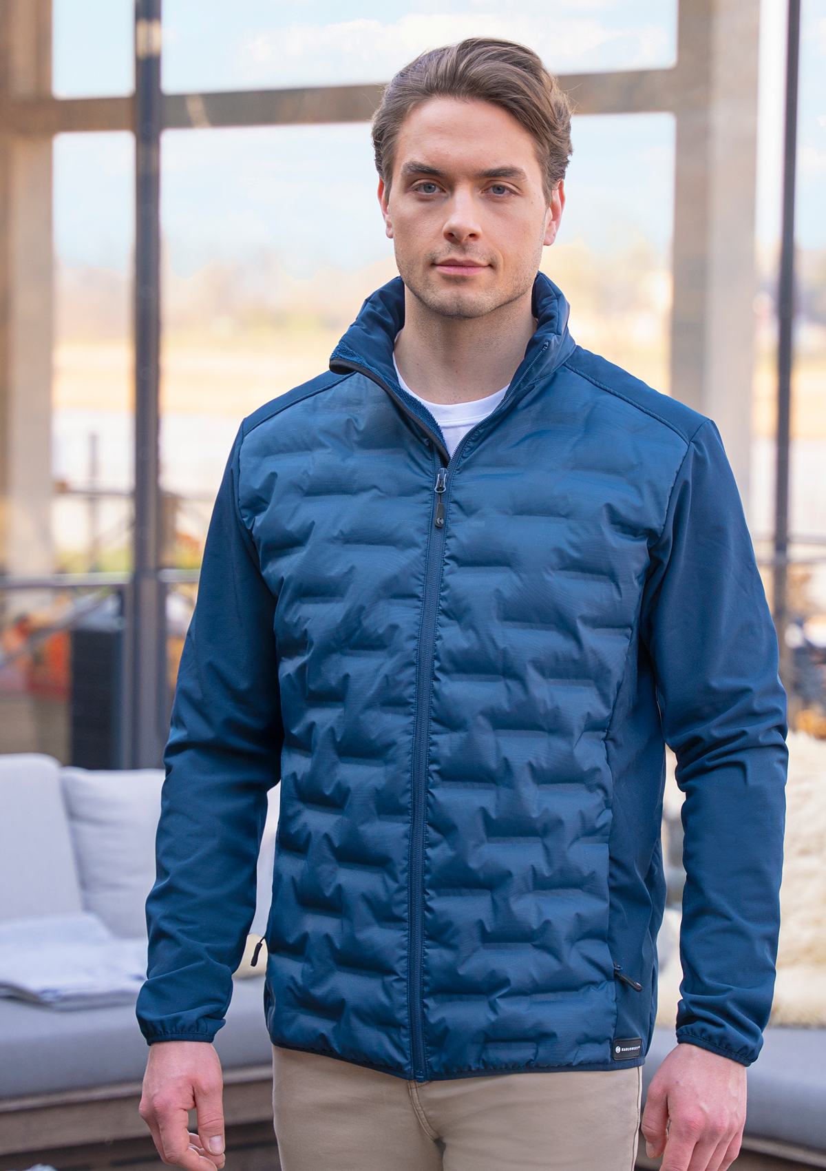 Herren Hybridjacke Outdoor-Pro Langarm