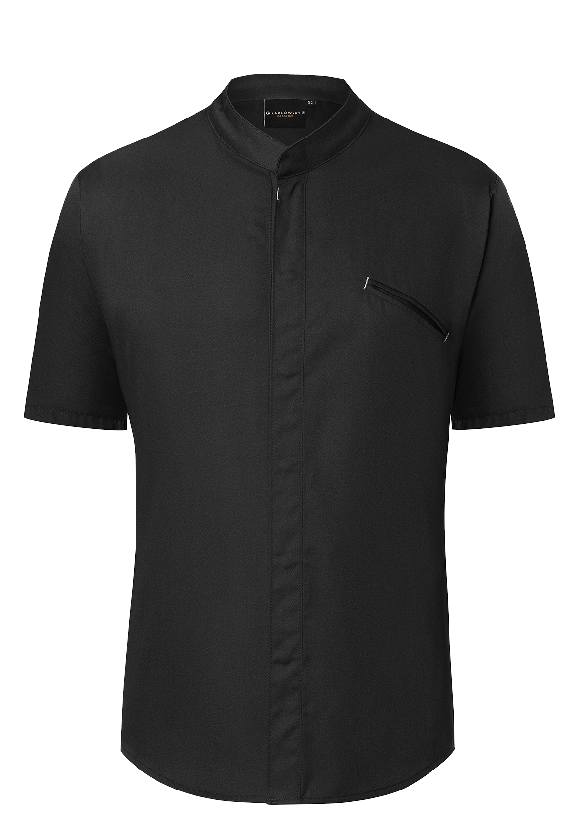 Herren Kochhemd Kurzarm Modern-Touch