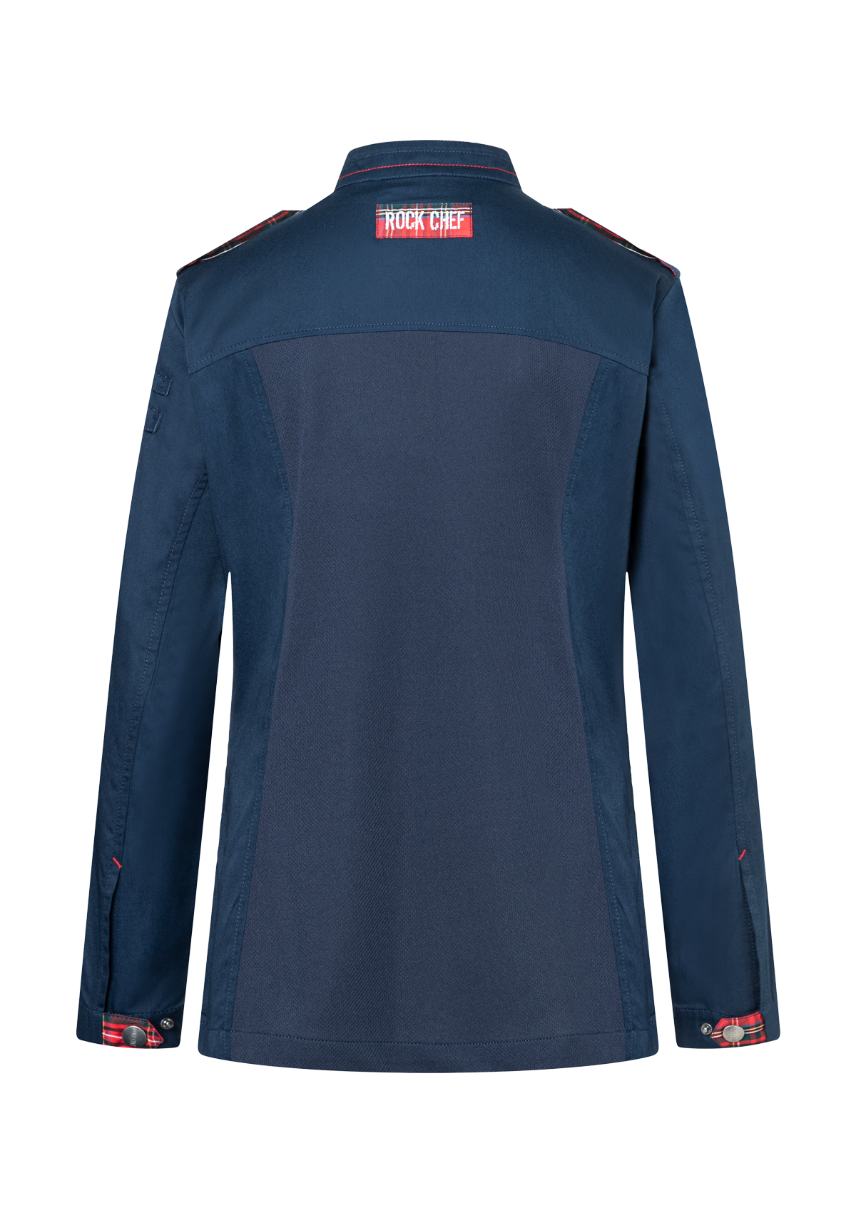 Long-sleeved Women´s Chef Jacket Denim-Style ROCK CHEF®-Stage2 (Sustainable)
